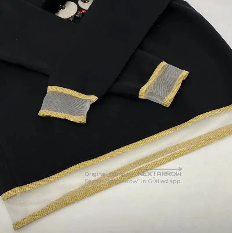 Fendi Fendi Black Cotton Monster Sweatshirt for Women . Size L / US 10 / IT 46 - 4 Thumbnail