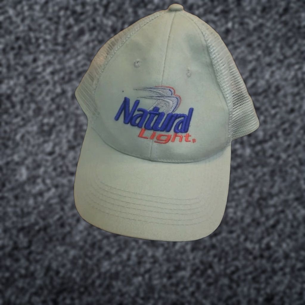 Vintage VINTAGE HaT Dad Hat Gray Natural Light Beer Adjustable Trucker Men Baseball Cap Size ONE SIZE - 1 Thumbnail