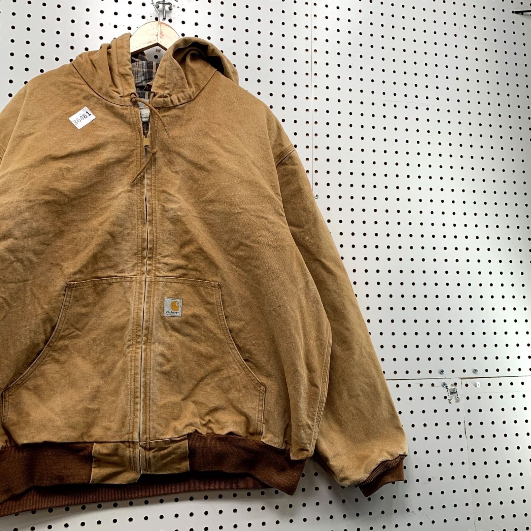 Carhartt VINTAGE Carhartt Jacket Mens 2XL Brown Canvas Workwear USA Lined Size US XXL / EU 58 / 5 - 3 Thumbnail