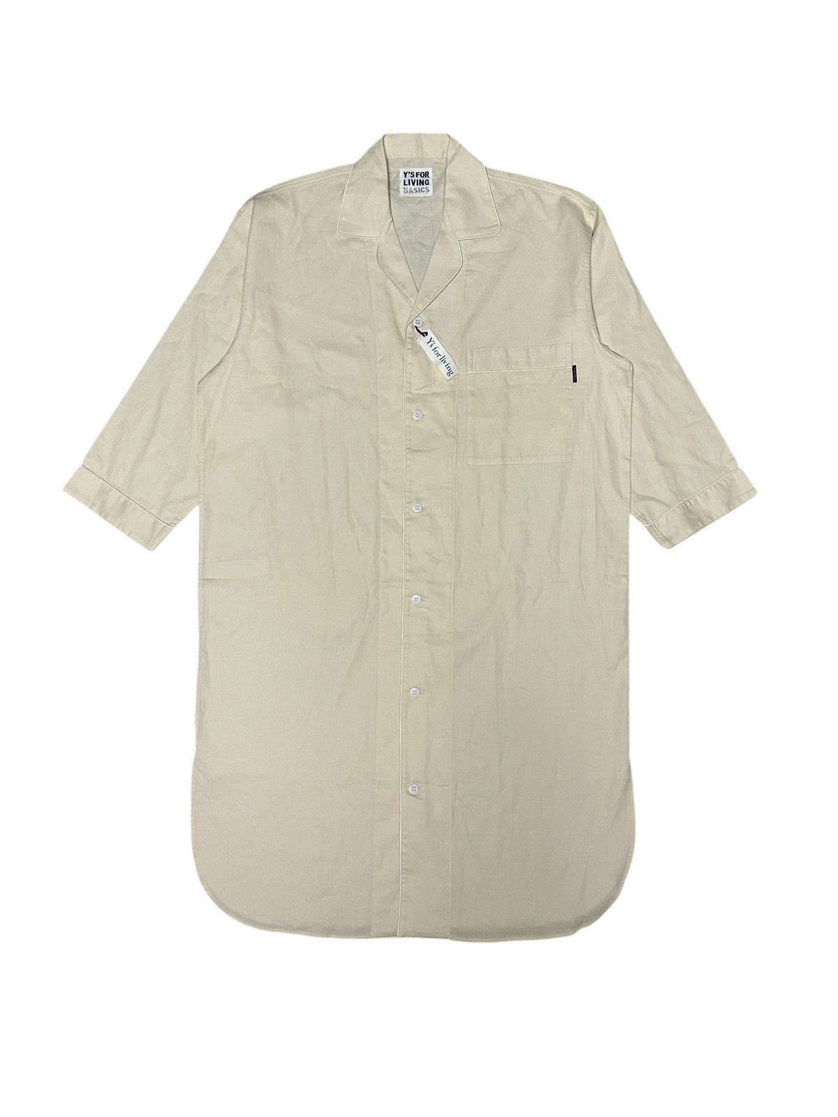 Y's × Yohji Yamamoto 90s Deadstock Long Shirt Size US L / EU 52-54 / 3 - 1 Thumbnail