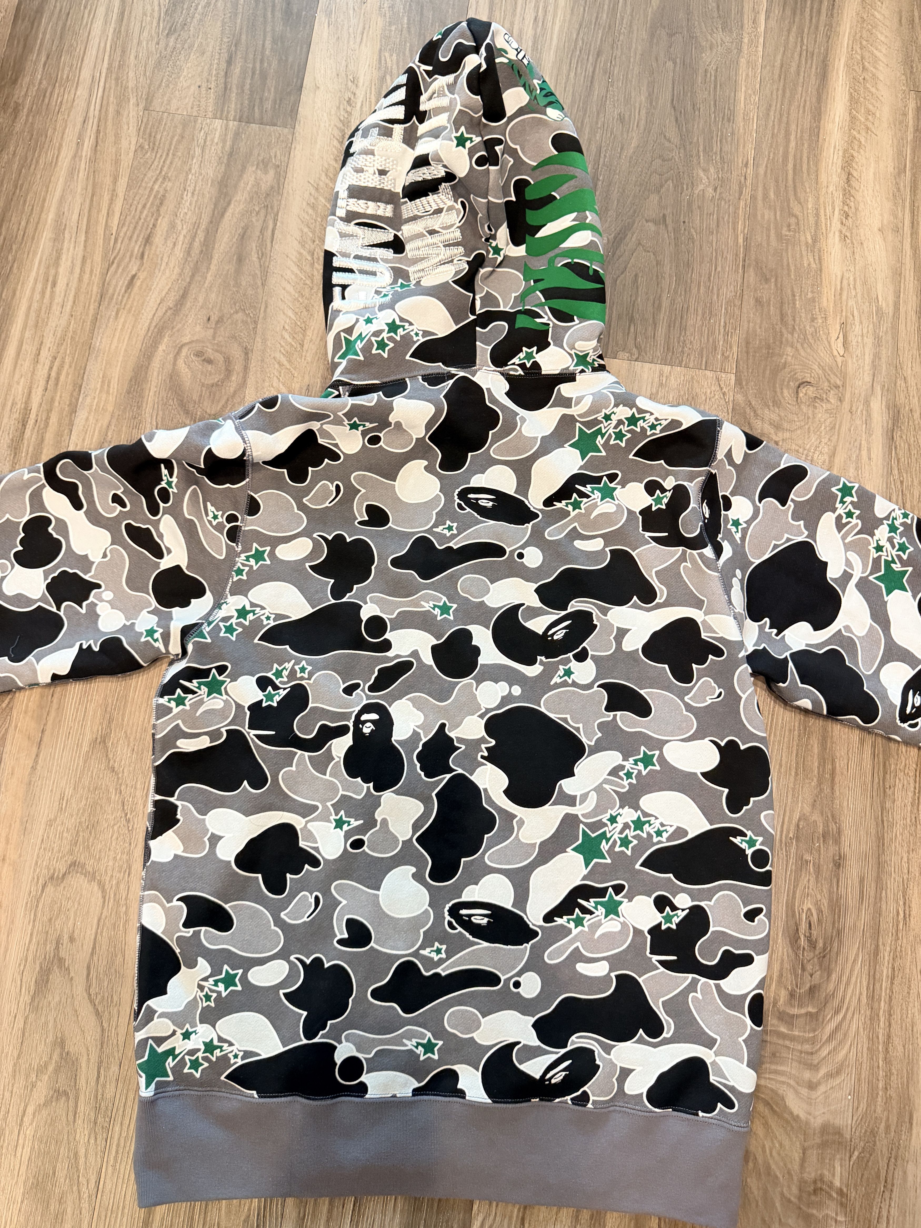Bape Hidden NY x Bape Tiger Glitch Camo Full Zip Hoodie Shark Size US L / EU 52-54 / 3 - 10 Thumbnail