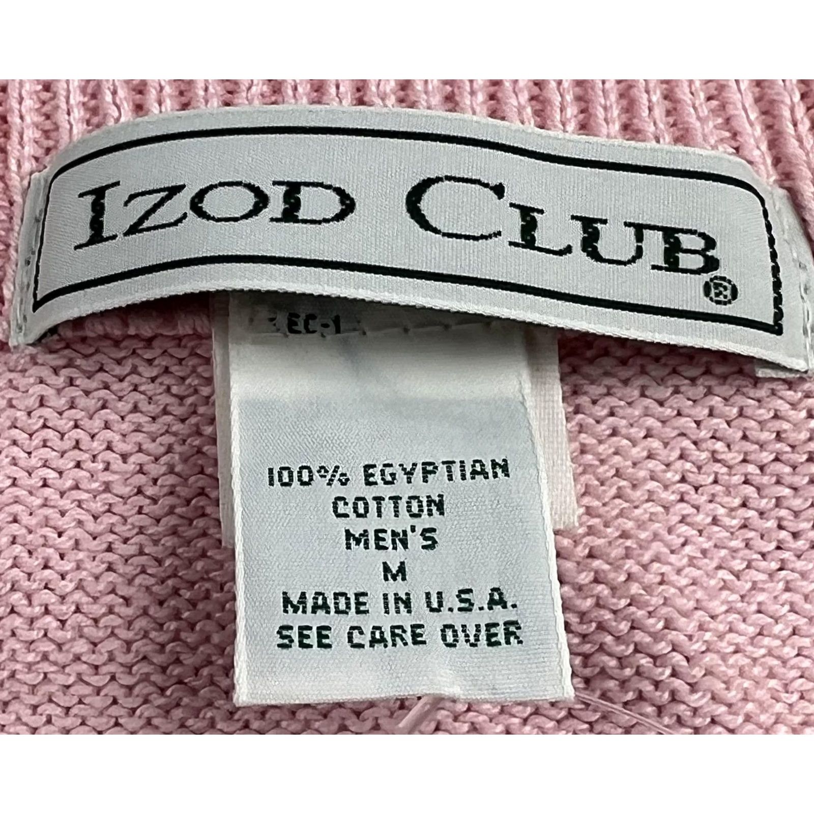 Vintage VINTAGE Izod Club Sweater Mens M Pink V-Neck Golf USA Shirt Size US M / EU 48-50 / 2 - 3 Thumbnail
