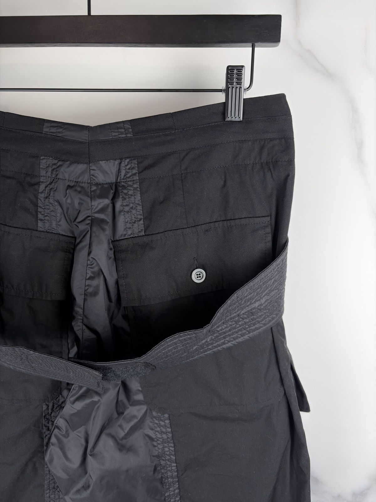 Rick Owens SS08 Rick Owens OG Creatch Cargo Pants Mainline Black Size US 30 / EU 46 - 5 Thumbnail