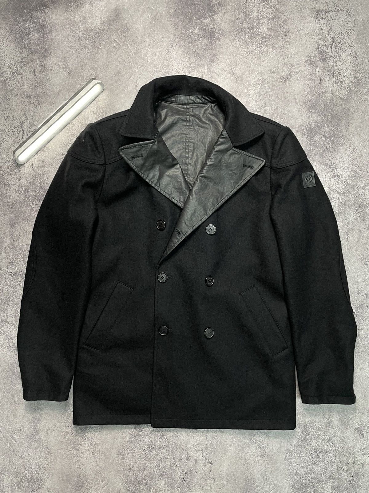 Belstaff BELSTAFF COAT Gold Label 3 Pocket Wool Like WAXED Jacket Size US L / EU 52-54 / 3 - 2 Thumbnail