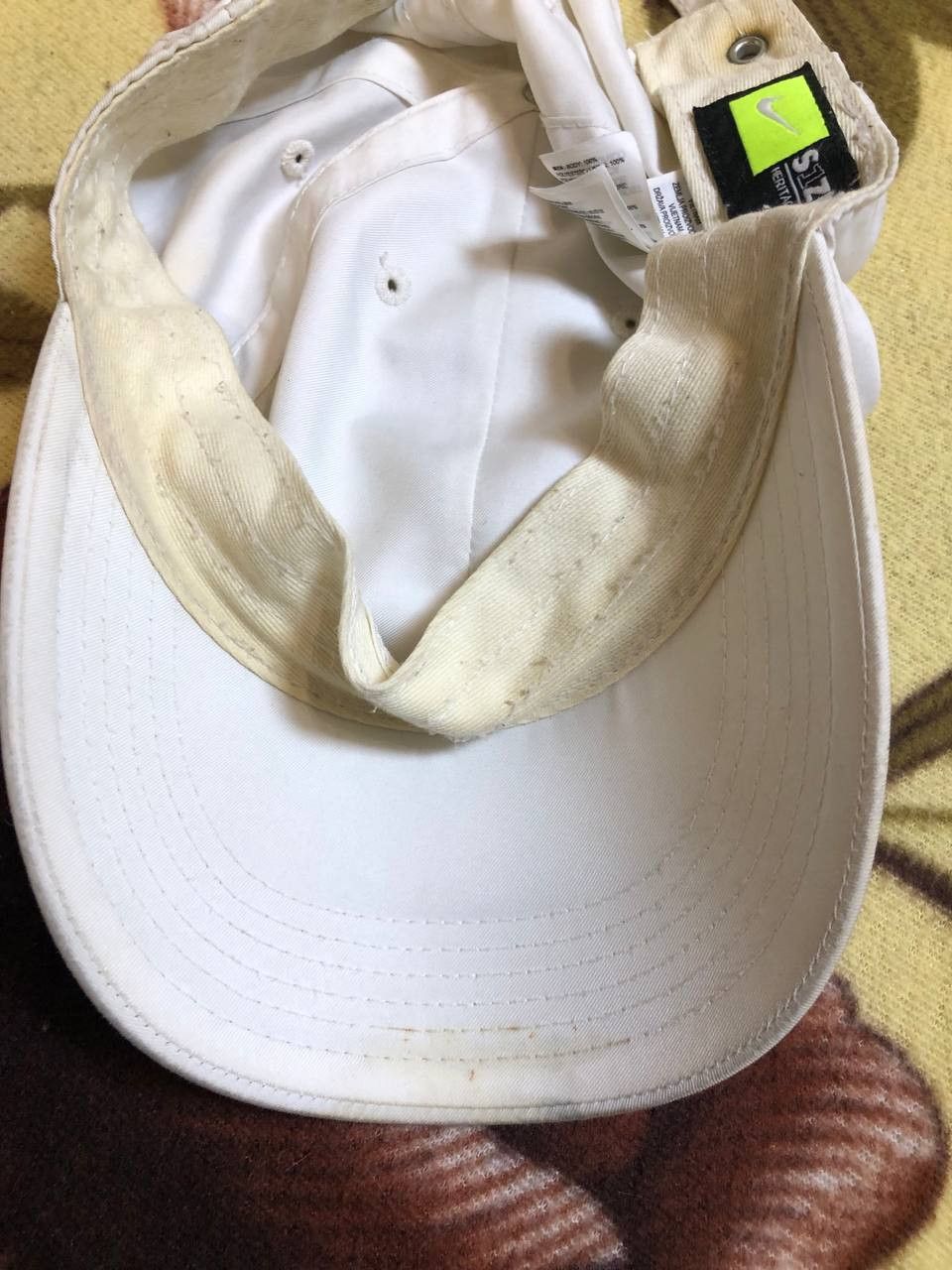 Nike Nike White Metal Swoosh Cap Hat Adjustable Size ONE SIZE - 11 Thumbnail