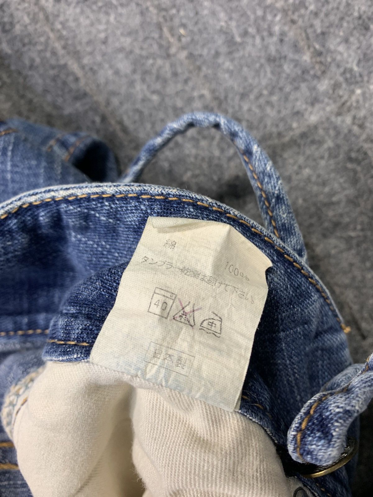 Japanese Brand Heartjean Japan Smock Uniform Indigo Straight Cut Zipper Size 32" / US 10 / IT 46 - 12 Thumbnail