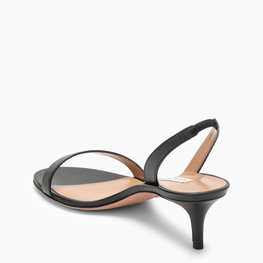 Aquazzura o1d2blof0824 Sandals in Black Size US 7 / IT 37 - 4 Thumbnail