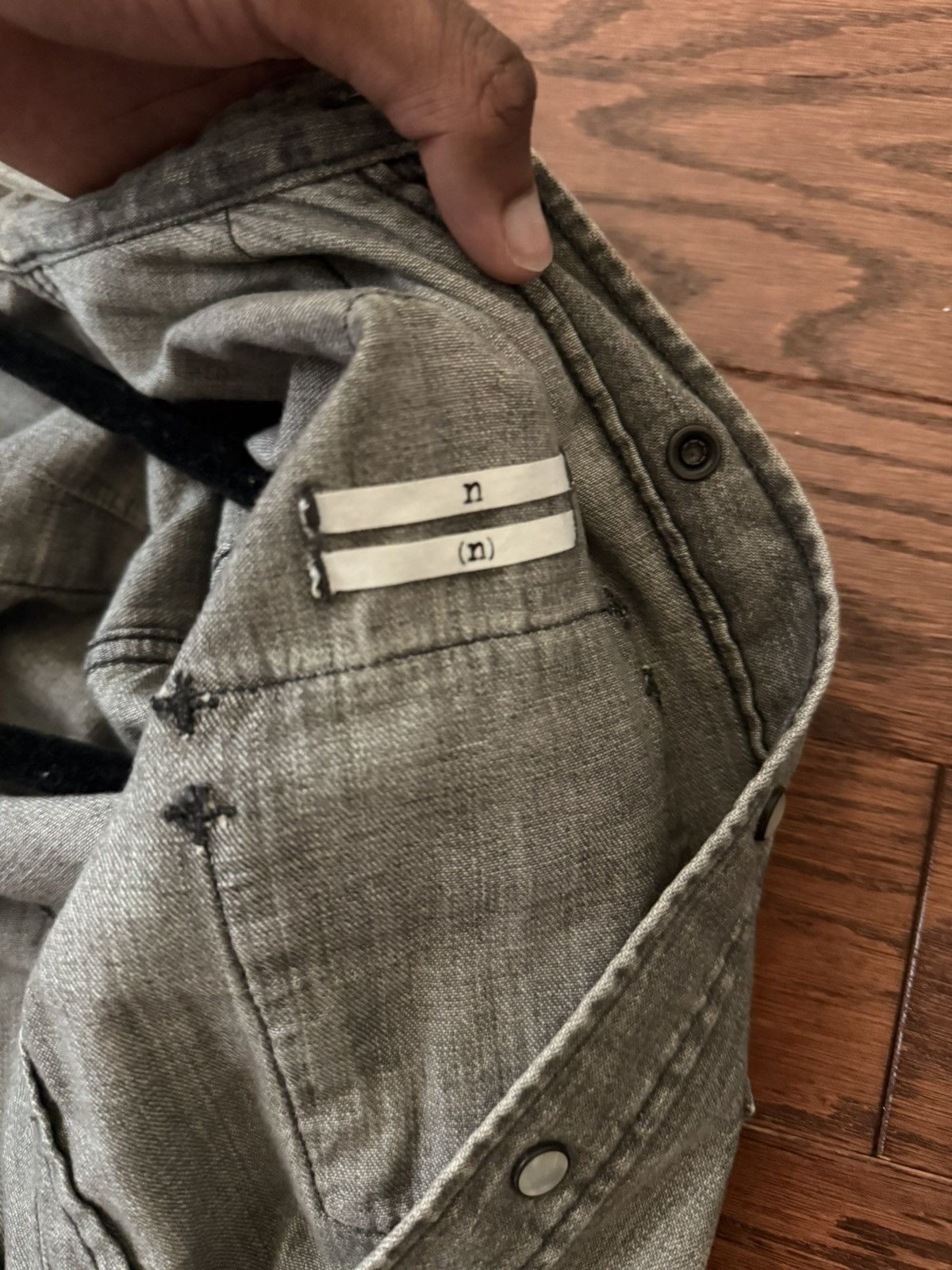 Number (N)ine Number (N)ine F/W07 western denim shirt Size US S / EU 44-46 / 1 - 6 Thumbnail