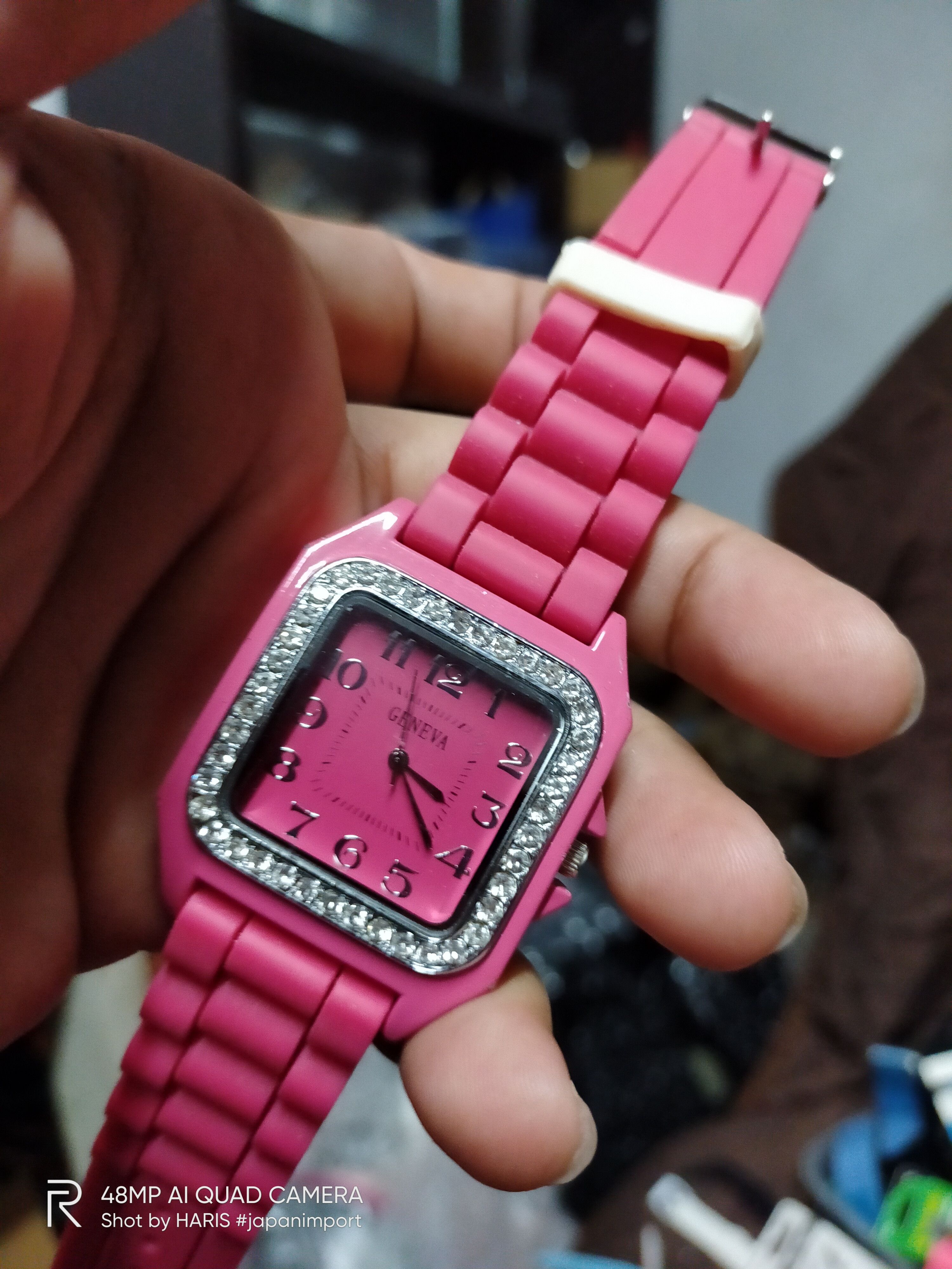 image of Hot Item Geneva Watch (Japan Design) in Red, Women's