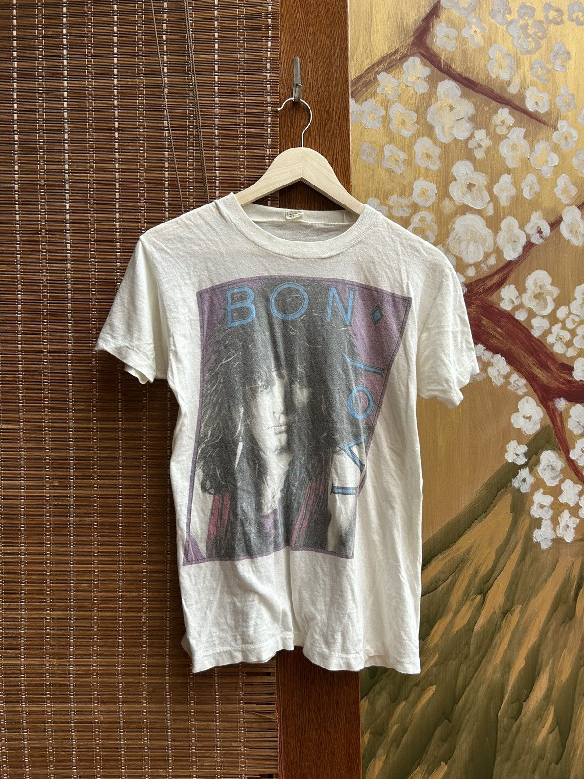 Bon Jovi 80s Bon Jovi 7800 Degrees Fahrenheit Tour Tee Single Stitch Size US M / EU 48-50 / 2 - 1 Thumbnail