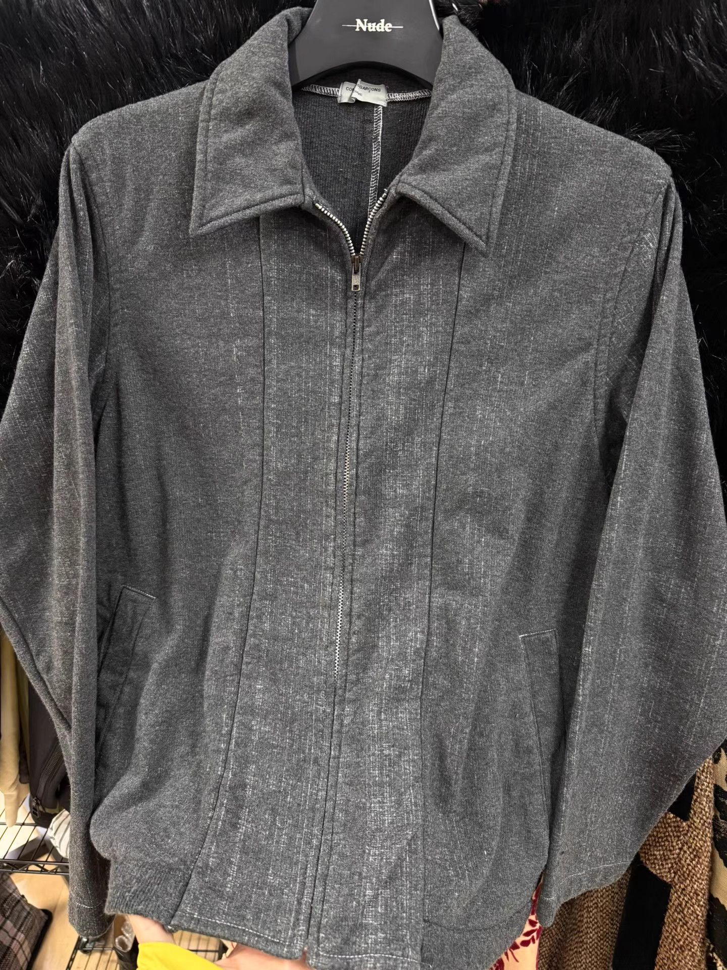 Comme des Garcons Homme Comme des Garçons Homme 90s Vintage Zip-Up Jacket K20 Size US XL / EU 56 / 4 - 6 Thumbnail