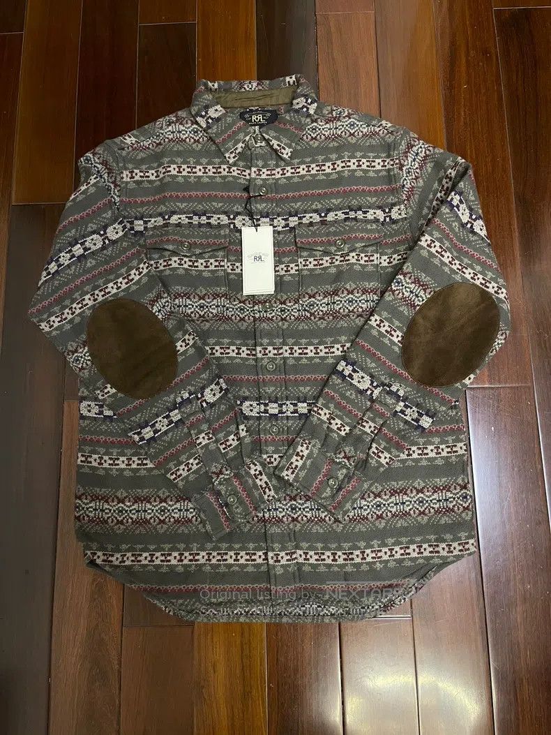 RRL Ralph Lauren RRL Ralph Lauren Rhode Island vintage brushed southwest sh Size US M / EU 48-50 / 2 - 1 Thumbnail