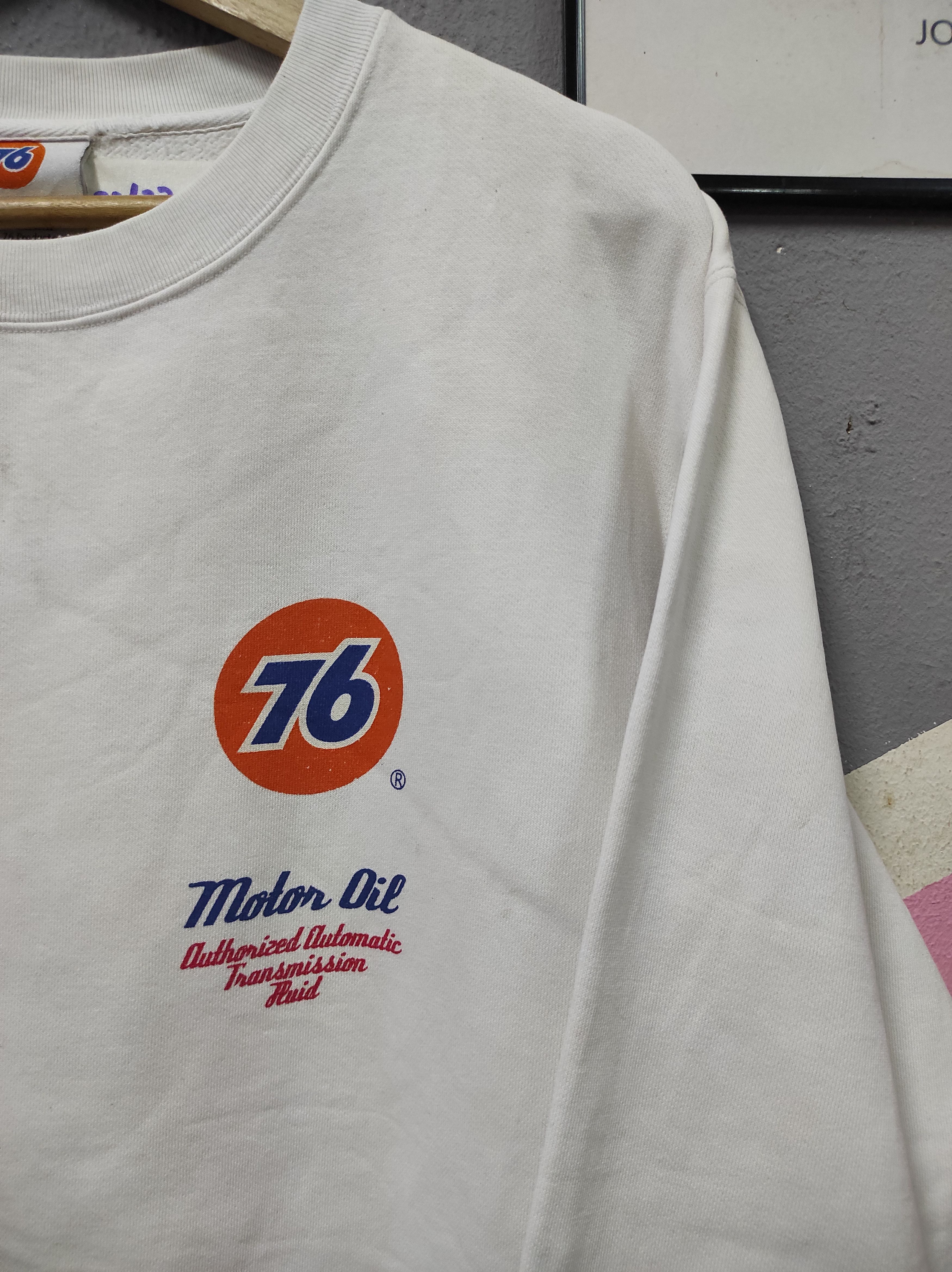 Japanese Brand 76 LUBRICANTS MOTOR OIL RACING FUEL SWEATSHIRT Size US L / EU 52-54 / 3 - 4 Thumbnail