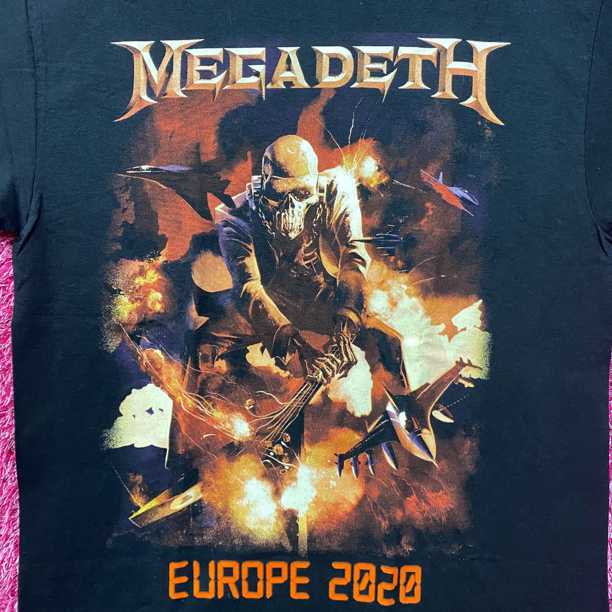 Megadeth Megadeth Smash Guitar Europe Tour 2020 T-Shirt Medium Size US M / EU 48-50 / 2 - 2 Thumbnail