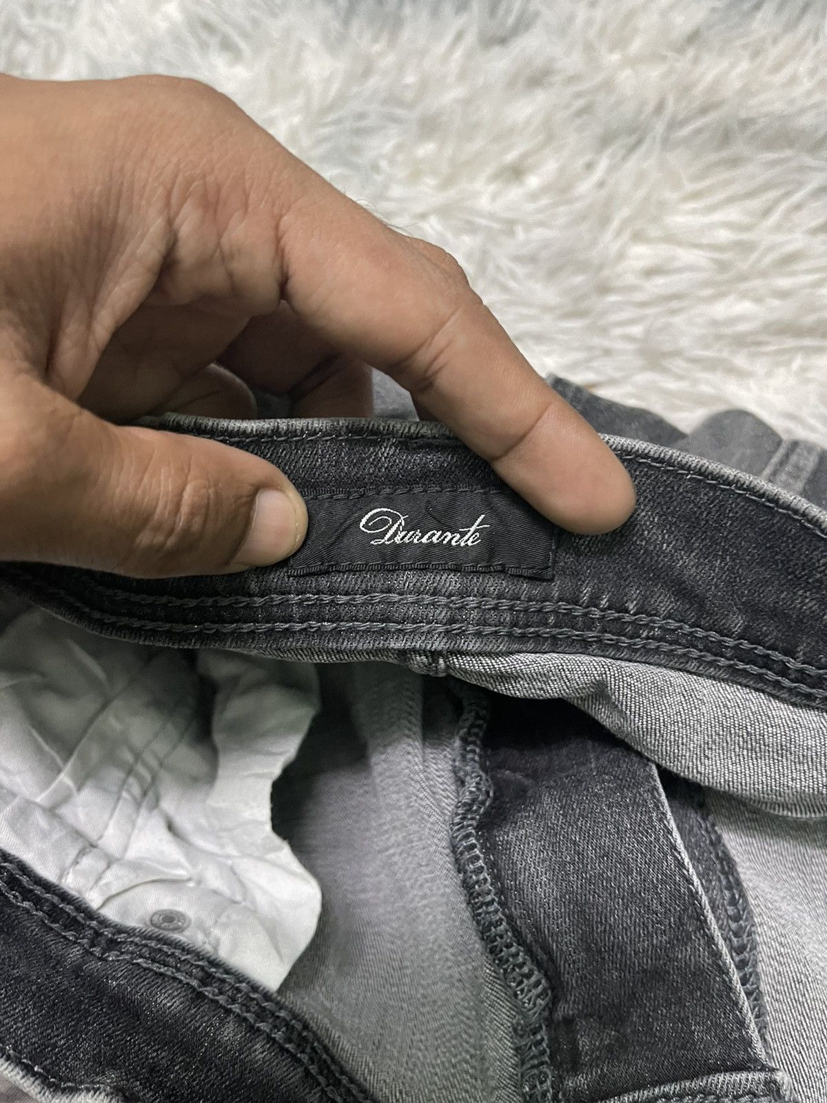 Japanese Brand 2000s DIOR INSPIRED SOFT DENIM STRETCHABLE BRAND DURANTE Size US 32 / EU 48 - 10 Thumbnail