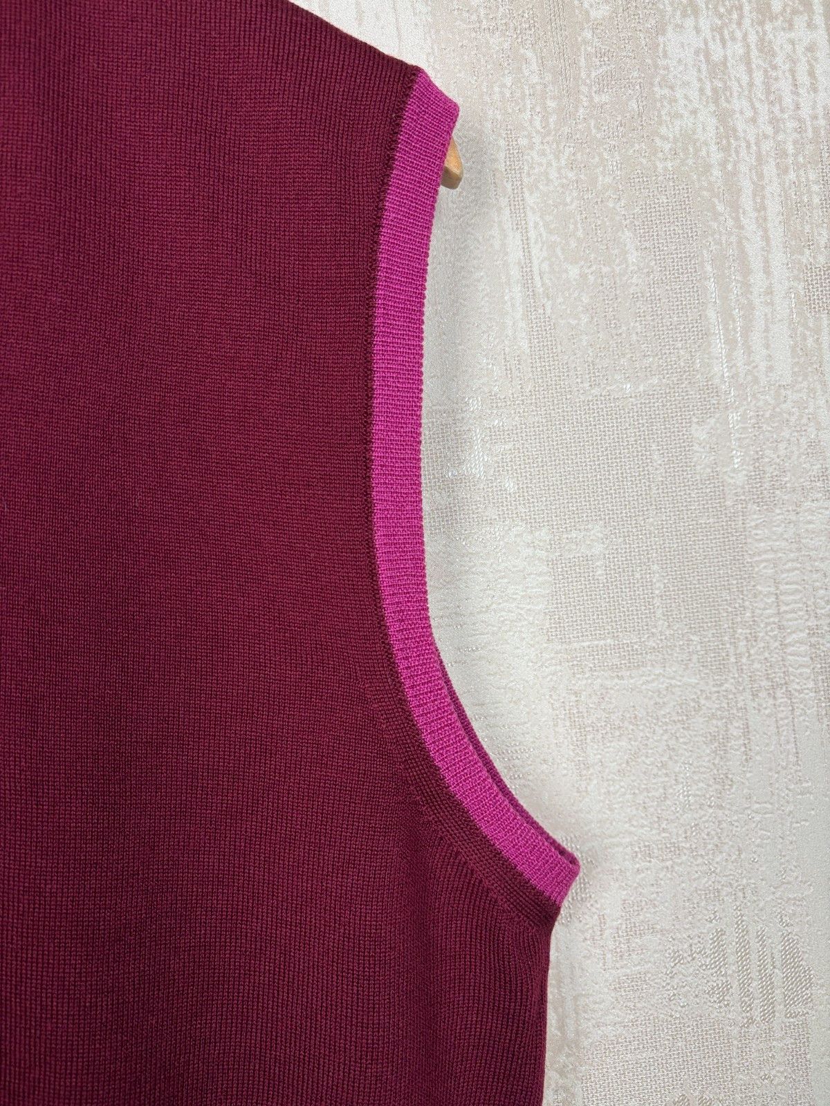 Strenstroms Stenstroms V-neck Wool Sweater Jumper Vest Gilet Size US L / EU 52-54 / 3 - 7 Thumbnail