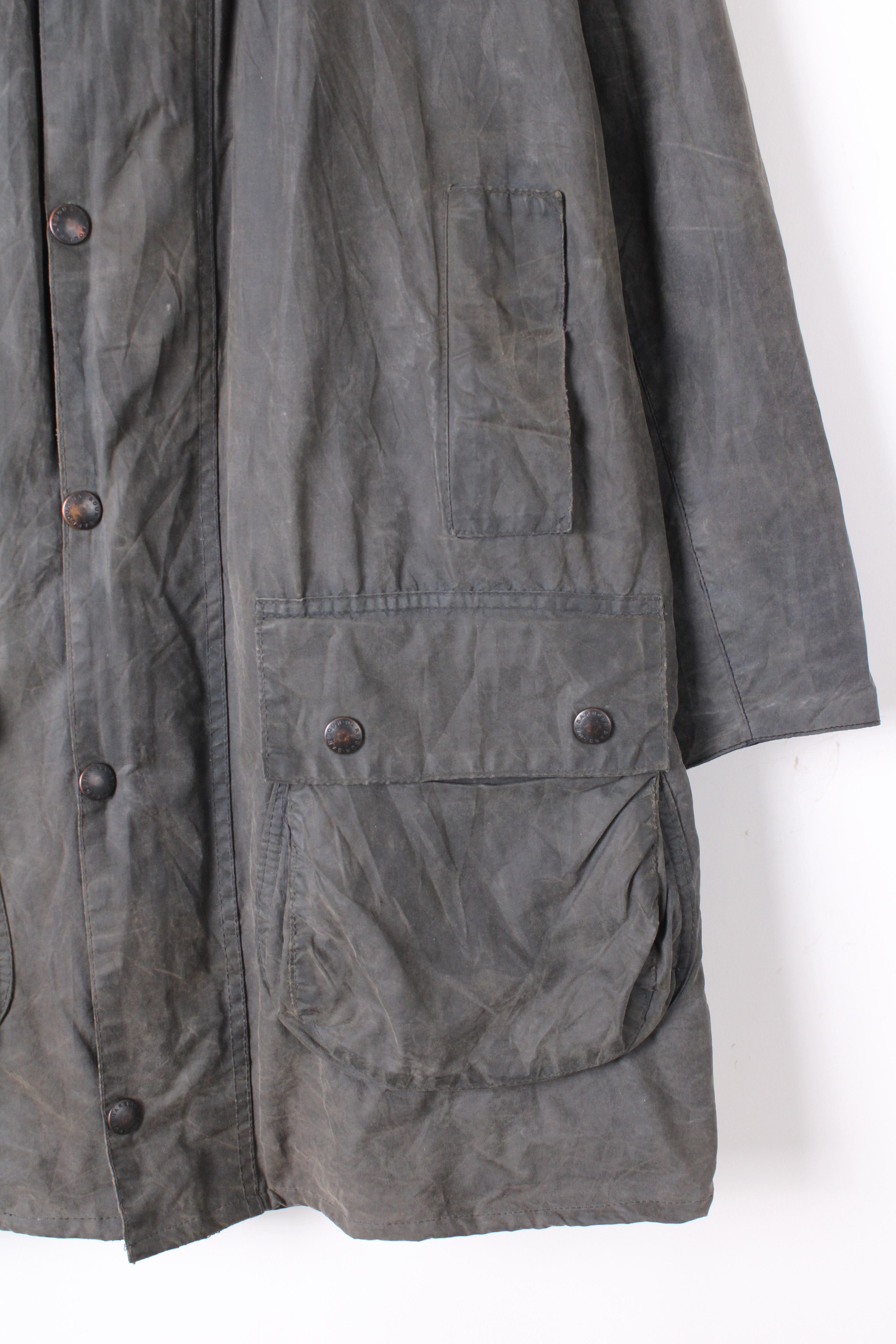 Barbour Barbour Border Wax Jacket Blue C38 Small Medium Size US M / EU 48-50 / 2 - 3 Thumbnail