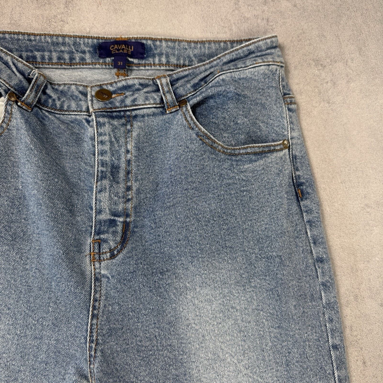 Cavalli Class Cavalli Class Women Jeans Blue Denim Size 31 Roberto Cavalli Size 31" - 3 Thumbnail