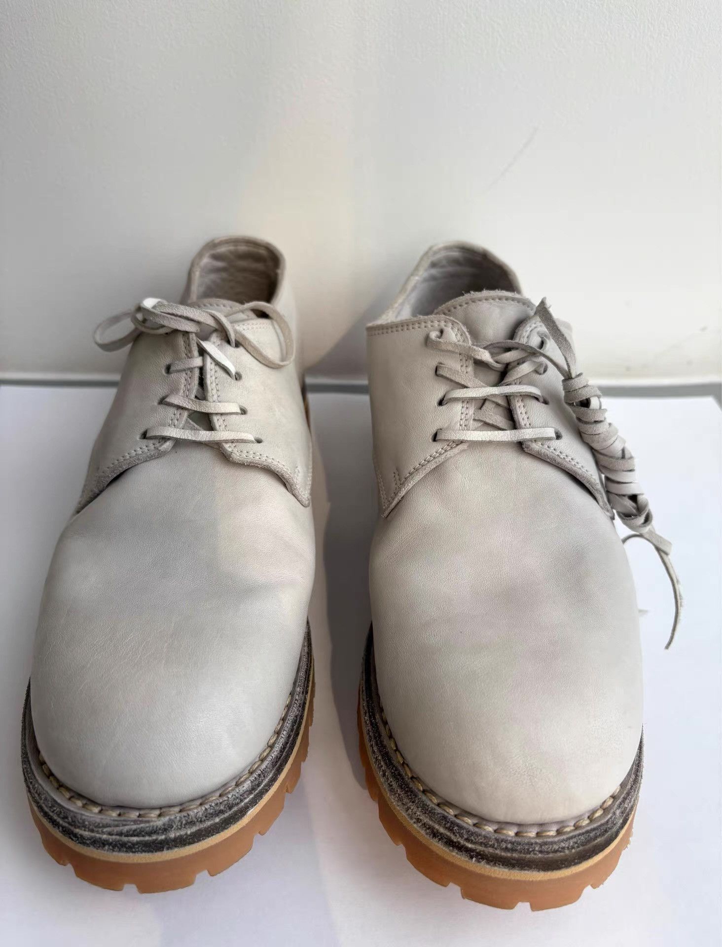 Guidi GUIDI 792V Men's Horse Leather Chunky Sole Derby Shoes Ｑ21 Size US 7 / EU 40 - 9 Thumbnail