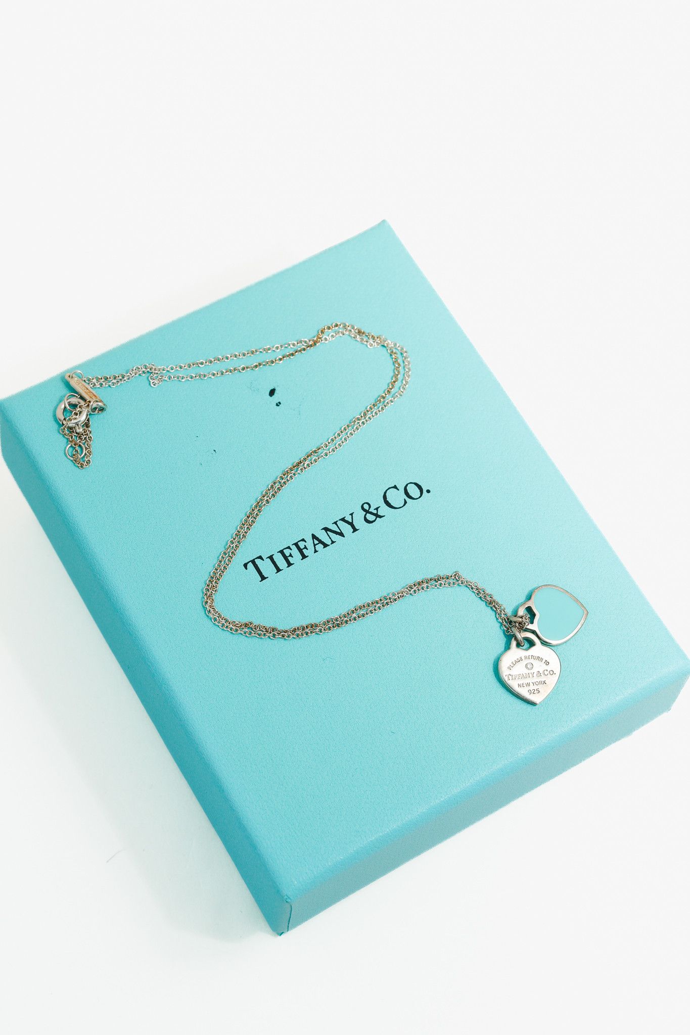 Tiffany & Co. Tiffany & Co. Return To Tiffany Twin Hearts Silver Necklace Size ONE SIZE - 1 Thumbnail