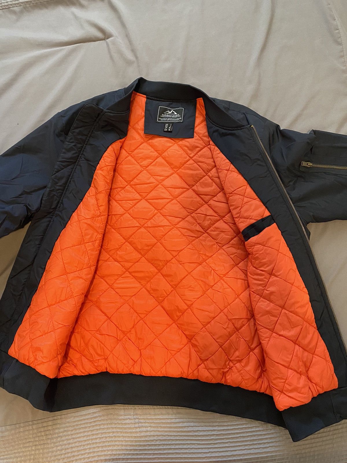 Other Navy Blue Bomber Jacket Size US L / EU 52-54 / 3 - 3 Thumbnail
