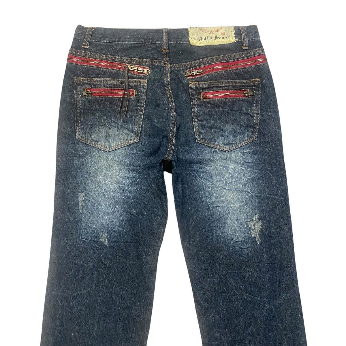 Japanese Brand Antfui Denim Zipper Jeans Size US 32 / EU 48 - 9 Thumbnail