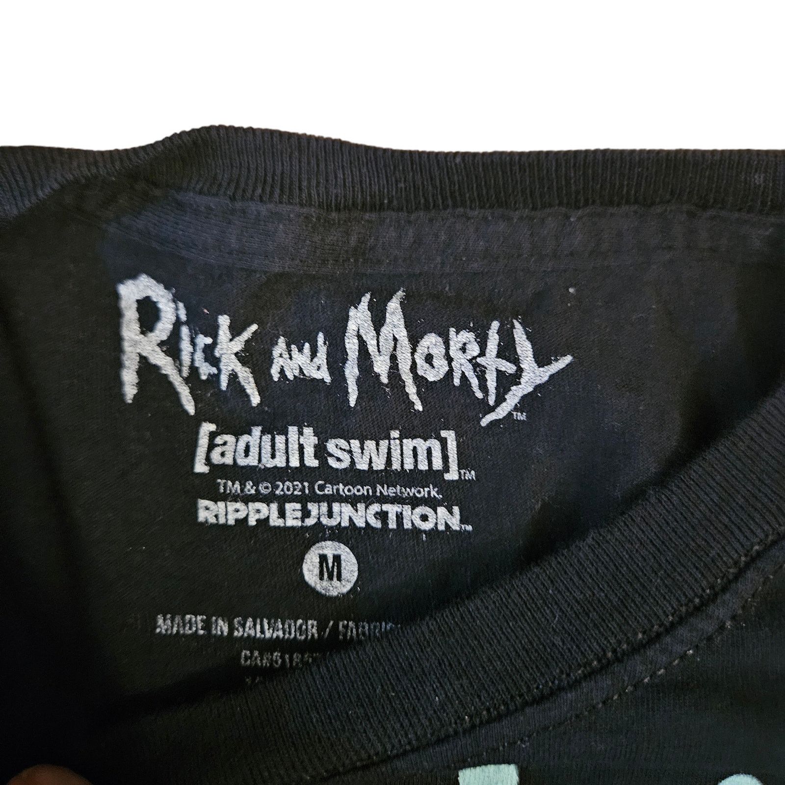 Dee And Ricky Rick-and-Morty Adult Swim Ripple Junction T-Shirt Black M Size US M / EU 48-50 / 2 - 2 Thumbnail