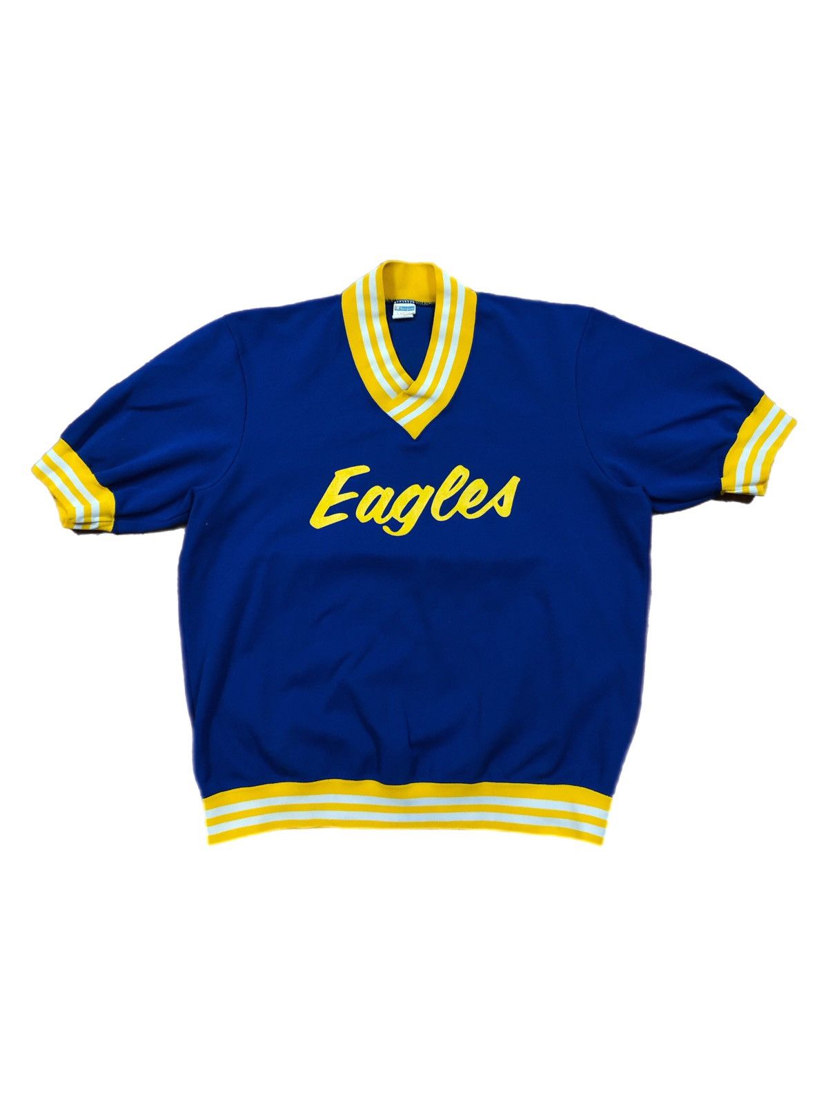 Champion Vintage Champion Eagles Shirt V Neck Jersey Cheer Top 70s Size US L / EU 52-54 / 3 - 1 Thumbnail