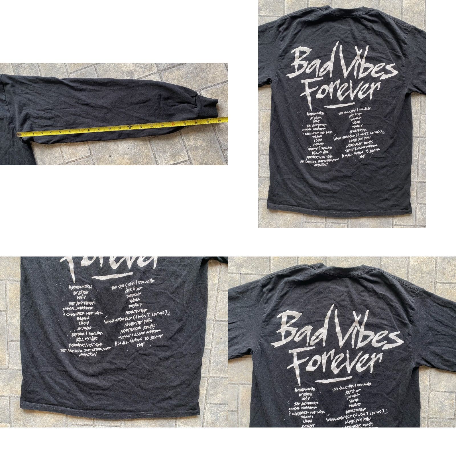 Forever 21 Xxxtentacion Long Sleeve Shirt Black Men Medium Bad Vibes Forever Mens M Regular Size/Color: Black Size US M / EU 48-50 / 2 - 9 Thumbnail