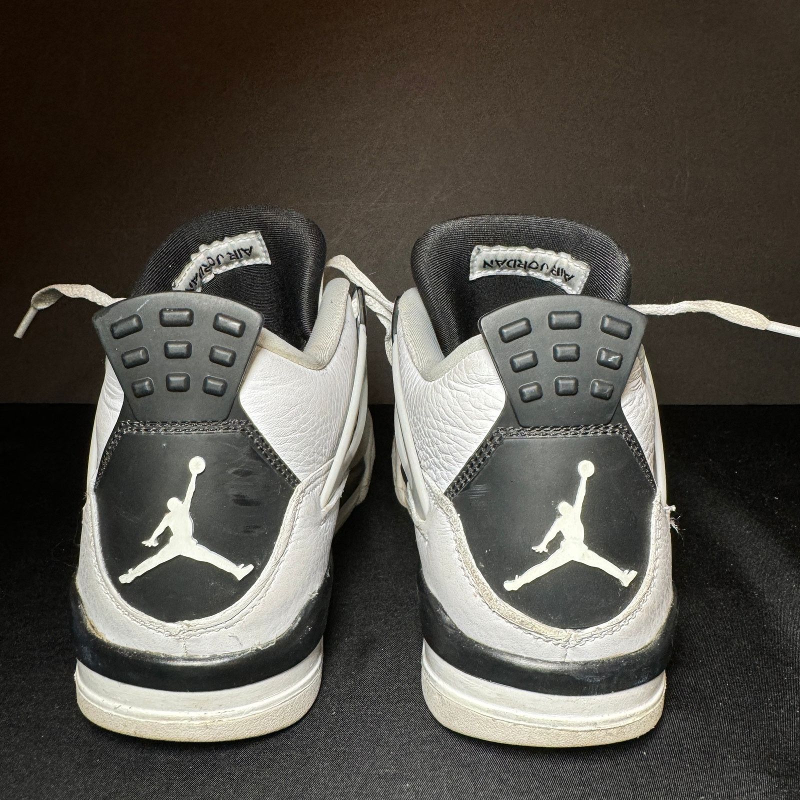 Jordan Brand × Nike Size 5 Nike Air Jordan 4 Retro GS Military Black Men's Shoes Size US 5 / EU 37 - 6 Thumbnail