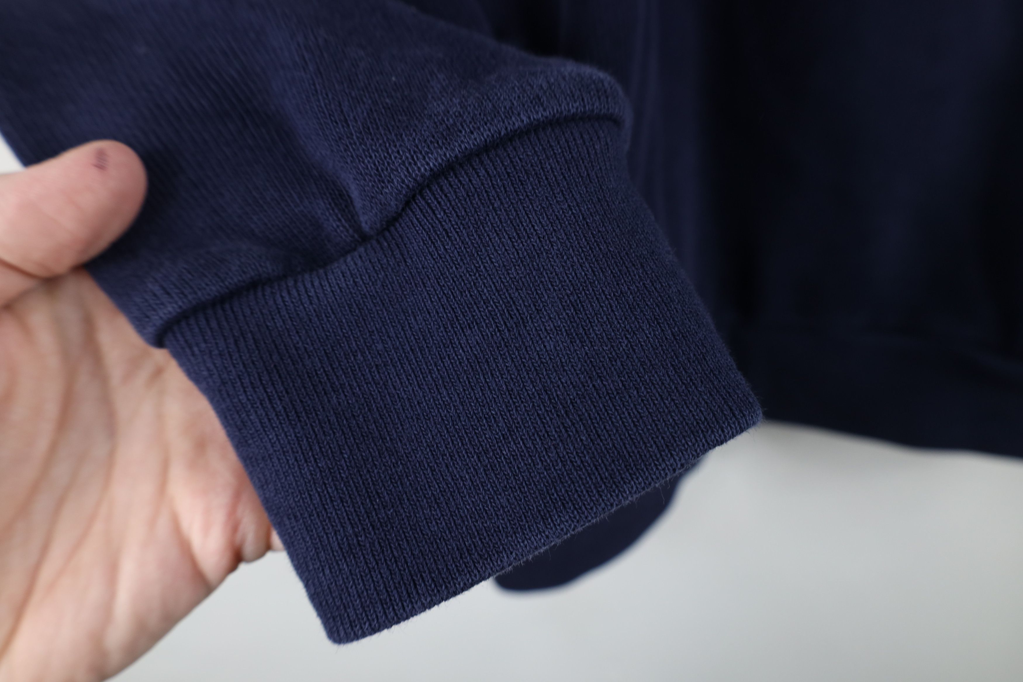 Lacoste Lacsote Logo Ribbed Knit Half Zip Pullover Sweater Blue Size US XXL / EU 58 / 5 - 10 Thumbnail