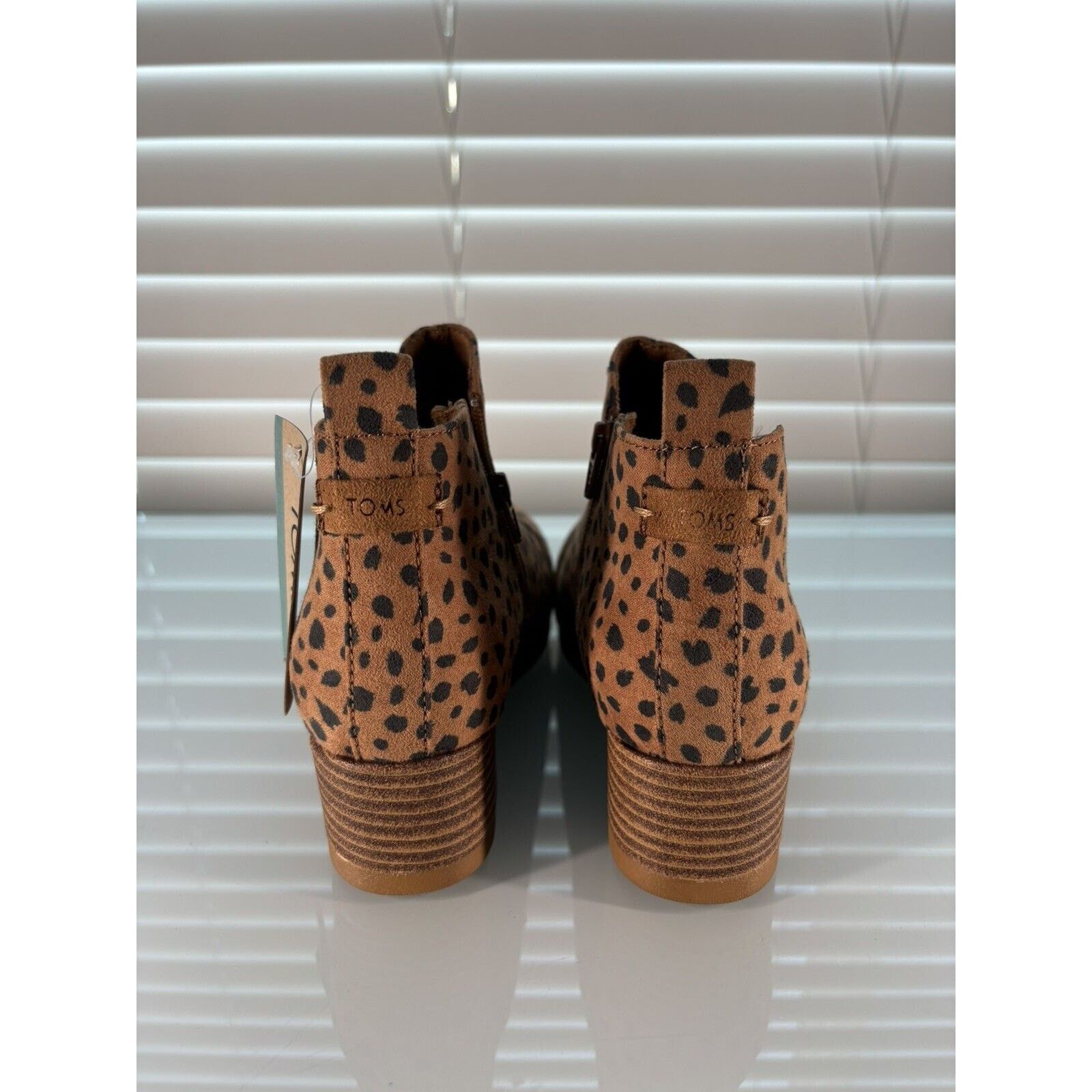 Toms Tom's Leopard Print Kelsey Wedge Boot/Brand New (Size: 3) Size US 4 / IT 34 - 4 Thumbnail