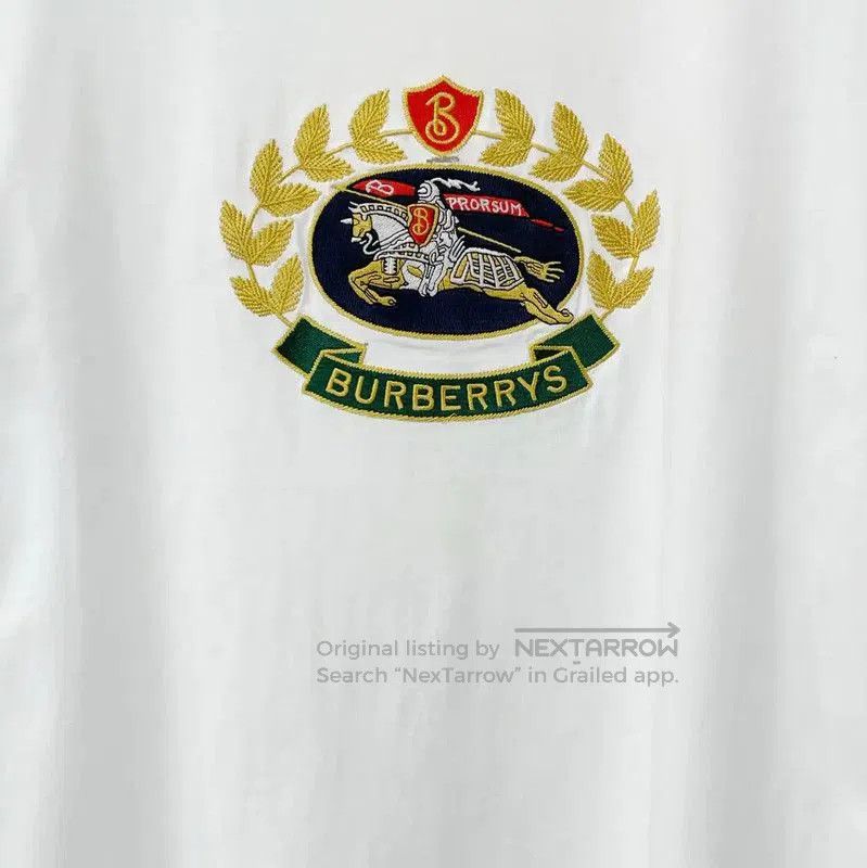 Burberry Burberry White Cotton Men's T. Size US S / EU 44-46 / 1 - 5 Thumbnail