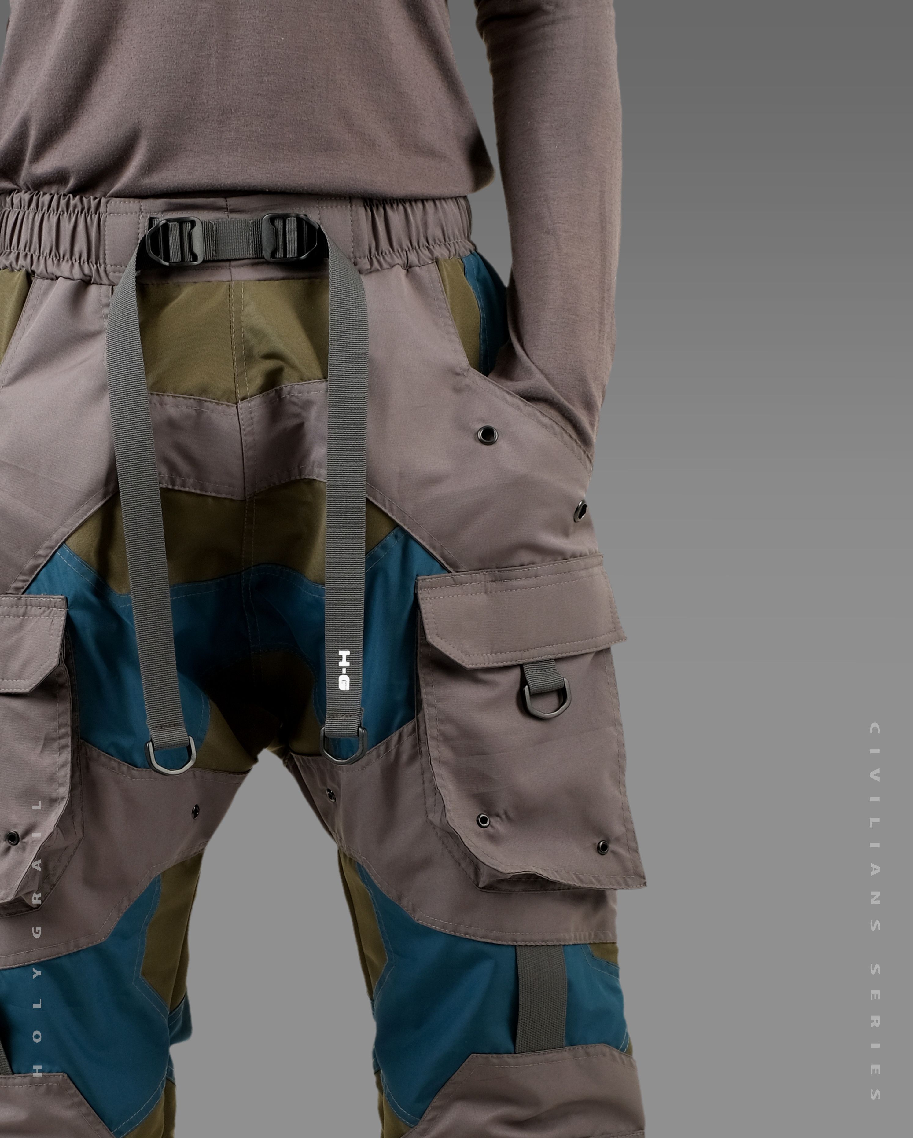 Hi Tec H-G " C I V I L I A N S " TECHWEAR CYBERPUNK HOLYGRAIL Size US 34 / EU 50 - 9 Thumbnail