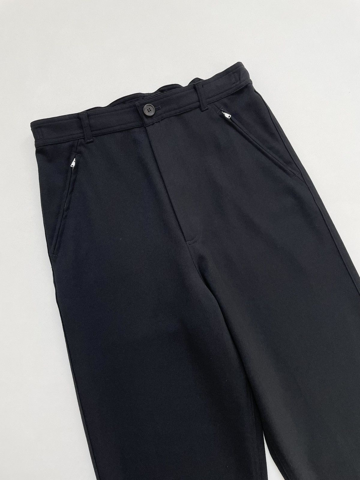 Comme des Garcons Black Wool Wide Leg Utility Trousers Size US 32 / EU 48 - 5 Thumbnail