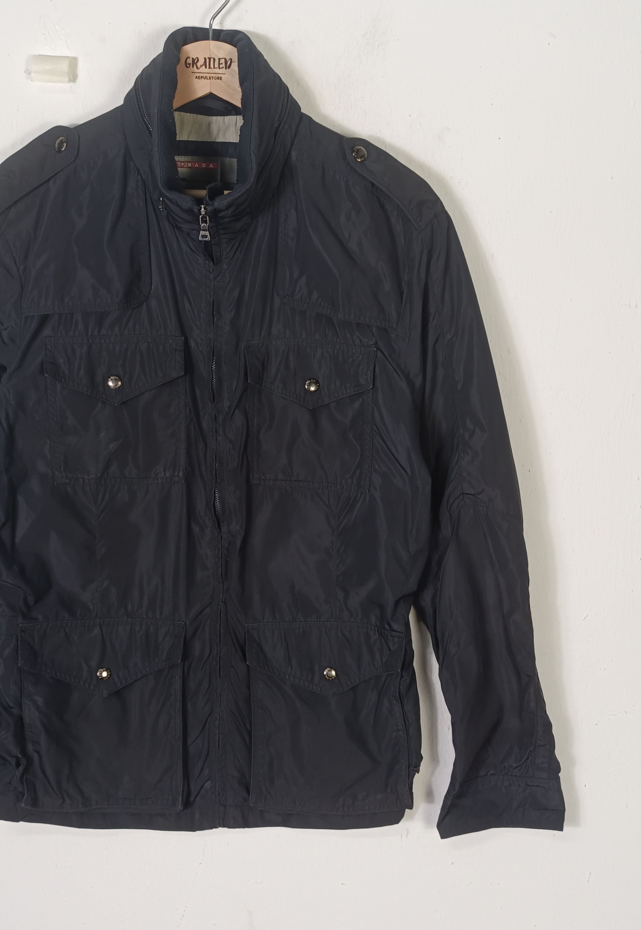 Prada Prada M6 Military Double Collar Jacket Size US M / EU 48-50 / 2 - 5 Thumbnail