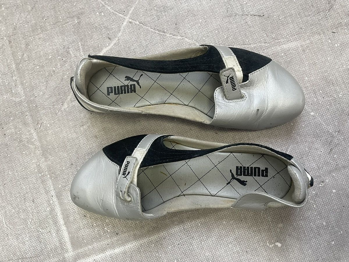 Puma Puma ballet style slip on flats y2k tech minimal silver Size US 7 / IT 37 - 5 Thumbnail