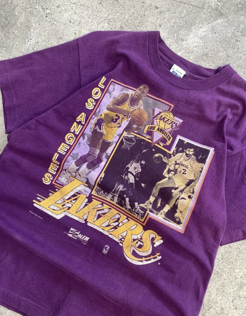 NBA × Vintage Lakers Vintage 1990 Jersey Salem Los Angeles Home Size US XL / EU 56 / 4 - 5 Thumbnail