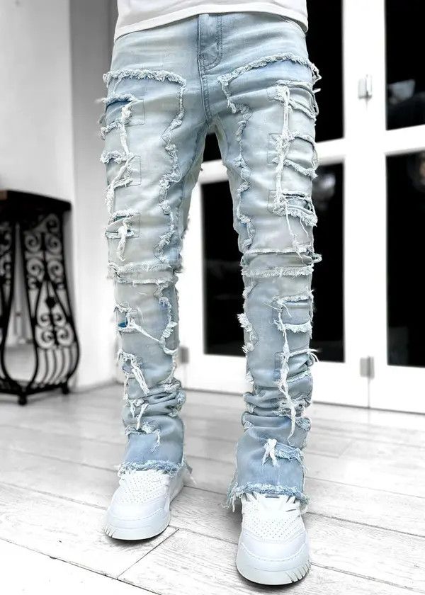 VIBE #25 Streetwise Stretch Pants Jeans Size US 36 / EU 52 - 1 Thumbnail