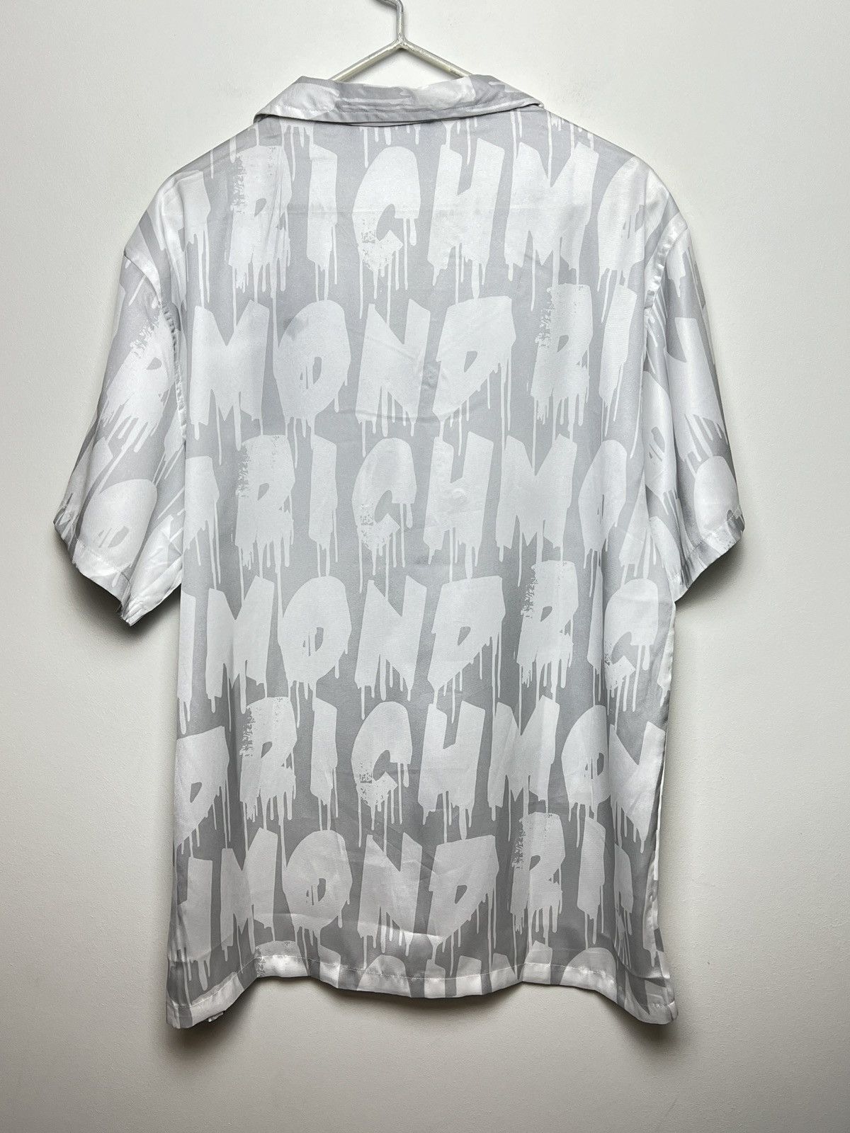 John Richmond richmond graffiti satin camp collar shirt Size US L / EU 52-54 / 3 - 8 Thumbnail
