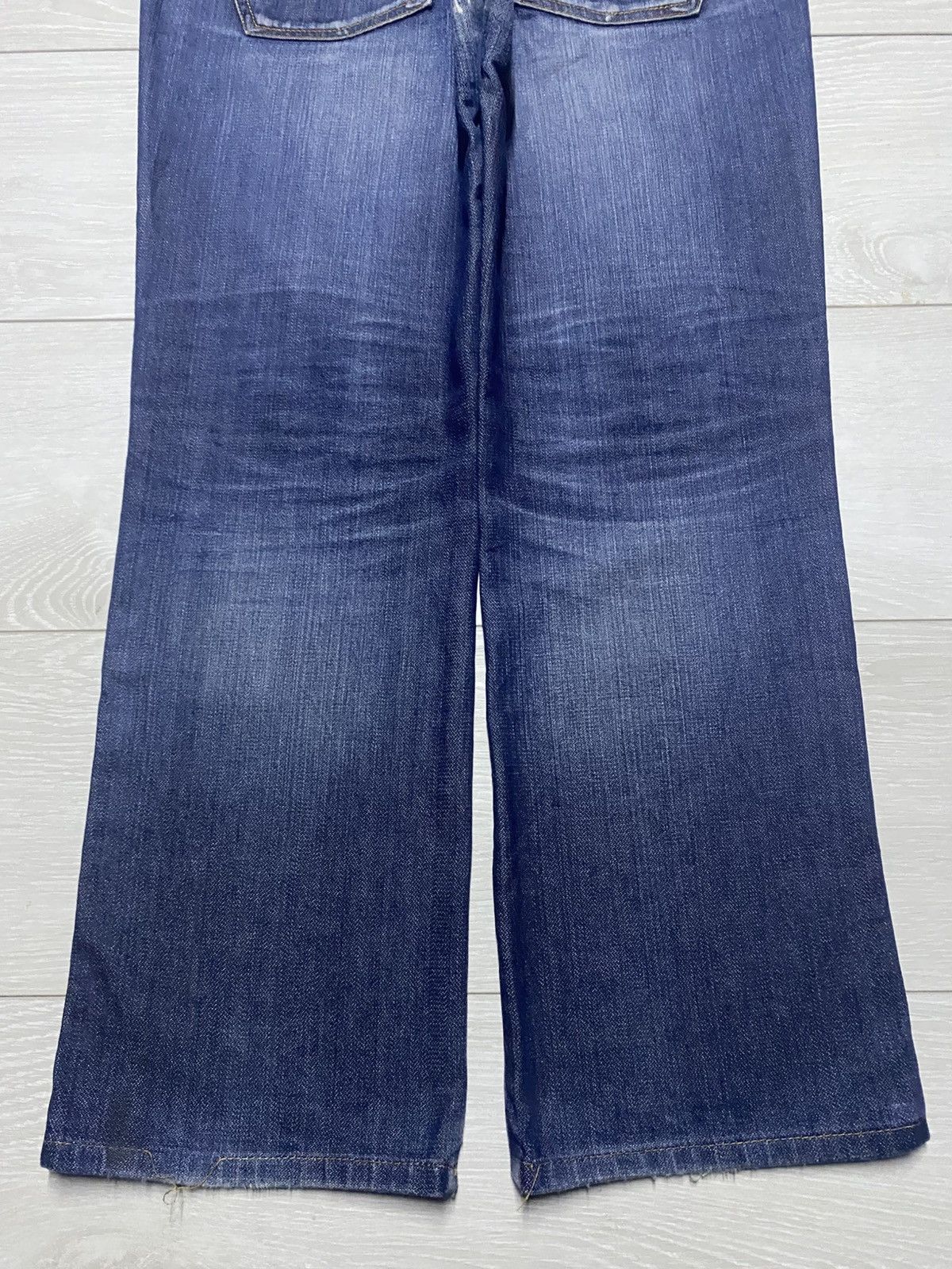 Nudie Jeans Vintage Nudie Jeans Repair Straight Loose Slim Jeans Size US 32 / EU 48 - 5 Thumbnail