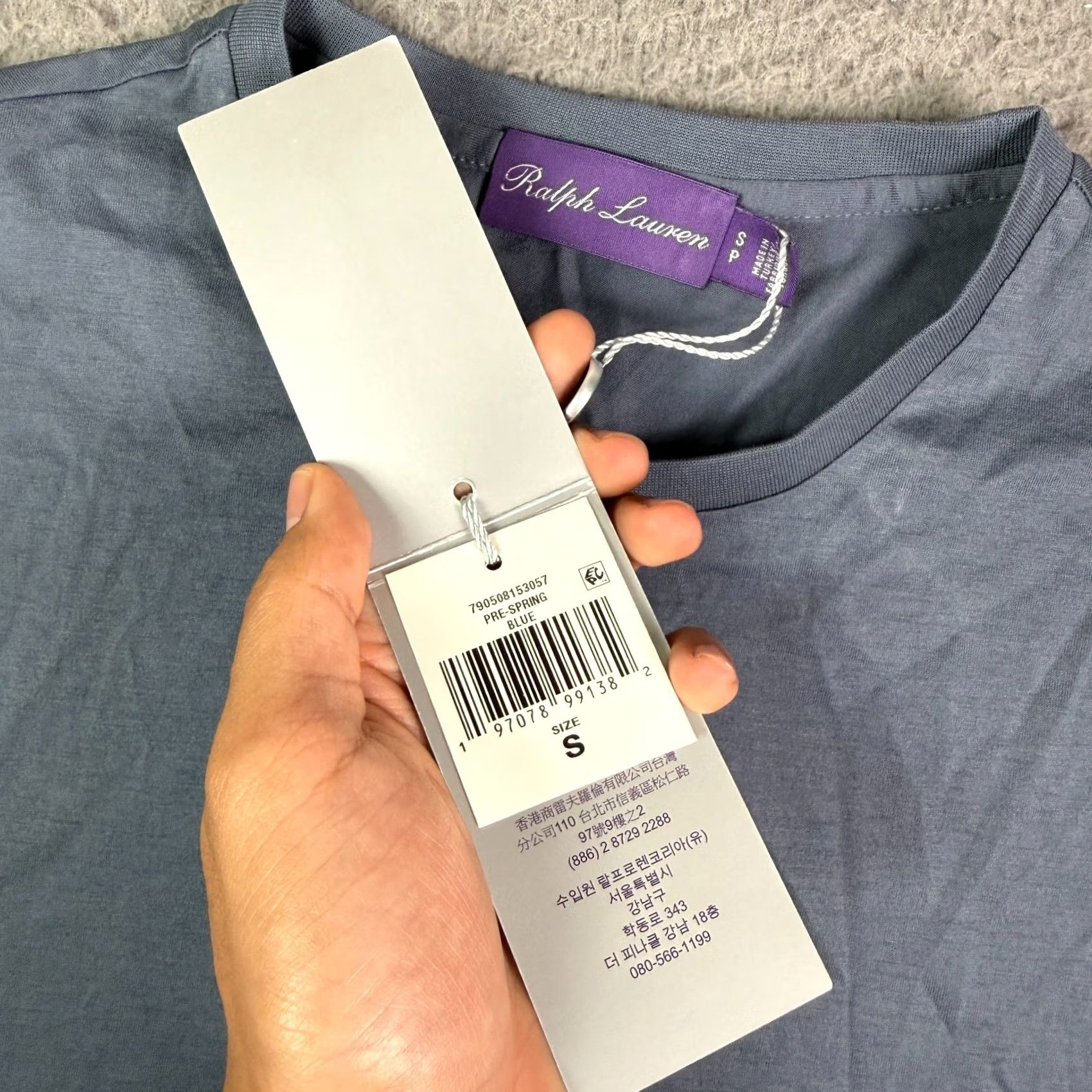Ralph Lauren Purple Label Ralph Lauren Purple Label Shirt Mens S Blue Crewneck Short Sleeve Pre-Spring NEW Size US S / EU 44-46 / 1 - 4 Thumbnail