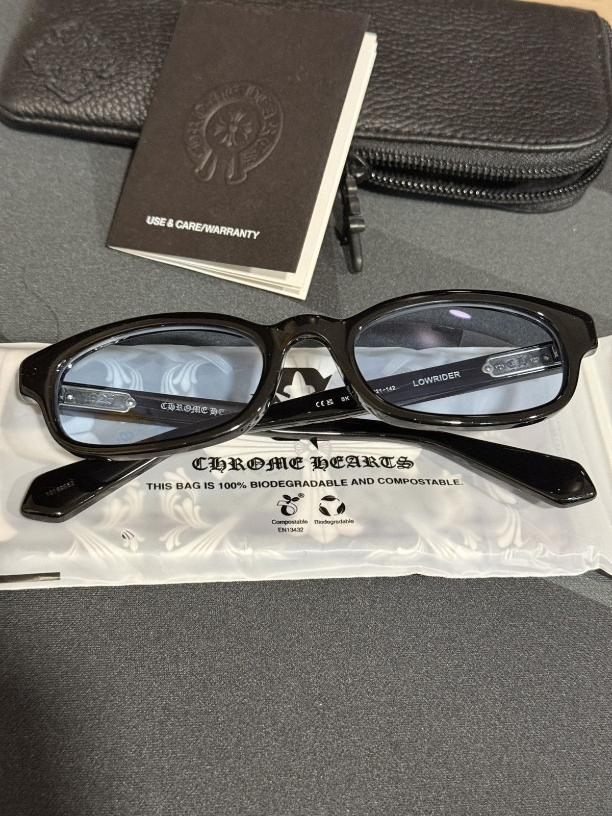 Chrome Hearts Lowrider Sunglasses Black/Silver/Blue