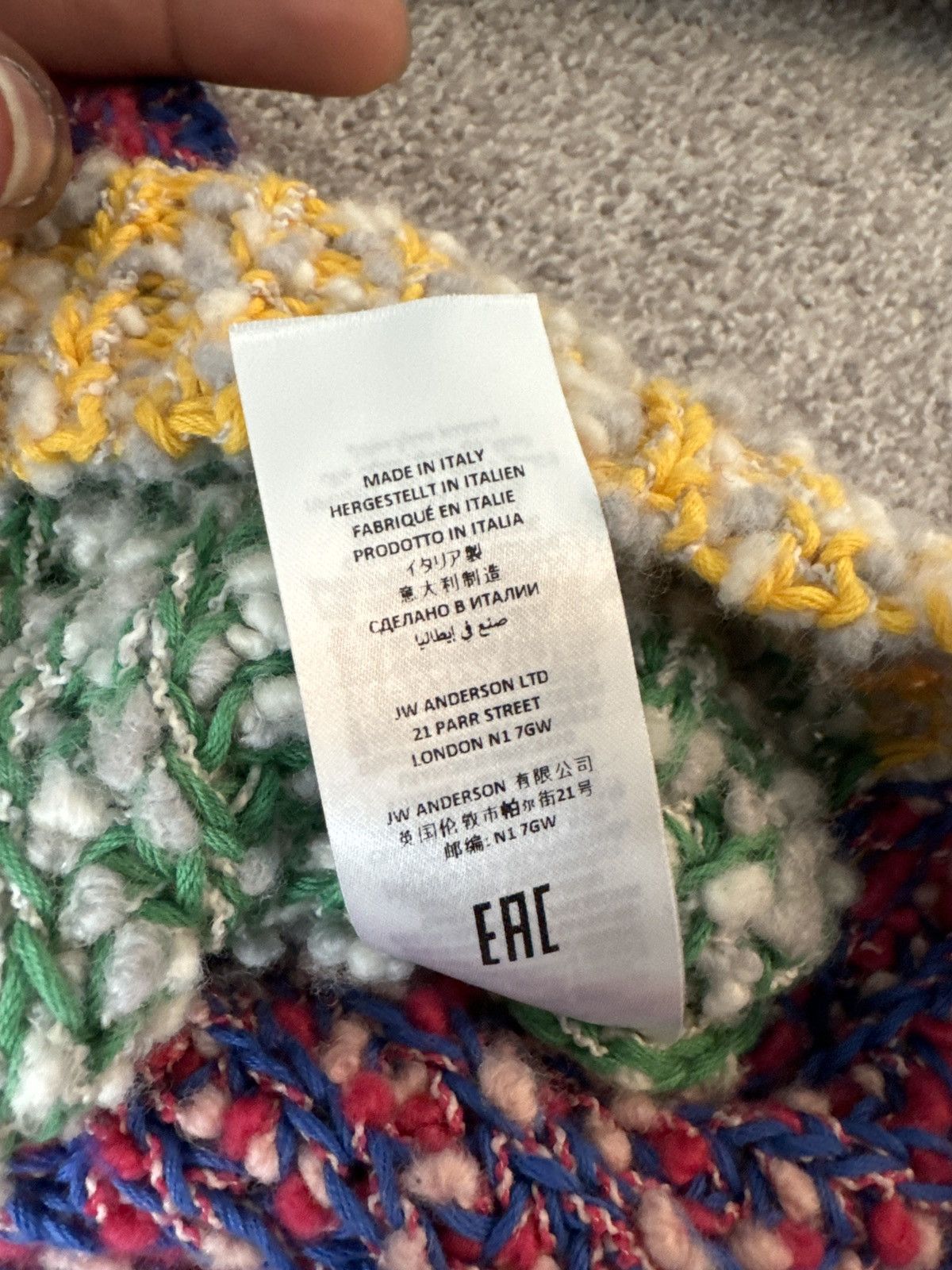 JW Anderson J.W. Anderson Knit Anchor Sweater Size US L / EU 52-54 / 3 - 7 Thumbnail