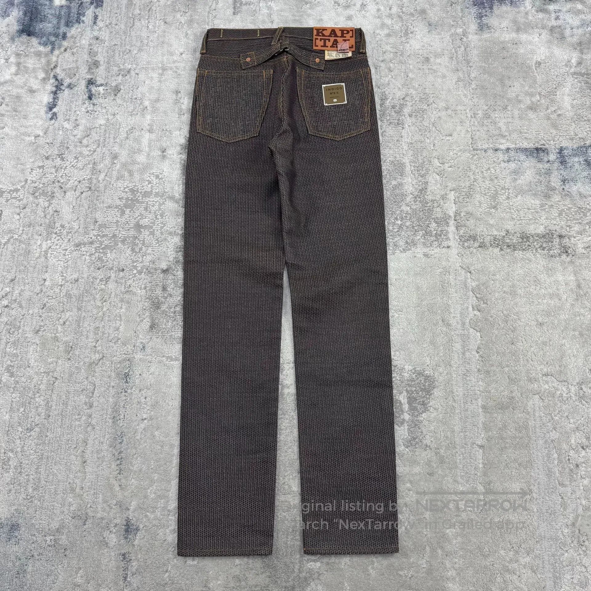Kapital Kapital Century Khaki Dyed Denim Pants. Size US 32 / EU 48 - 6 Thumbnail