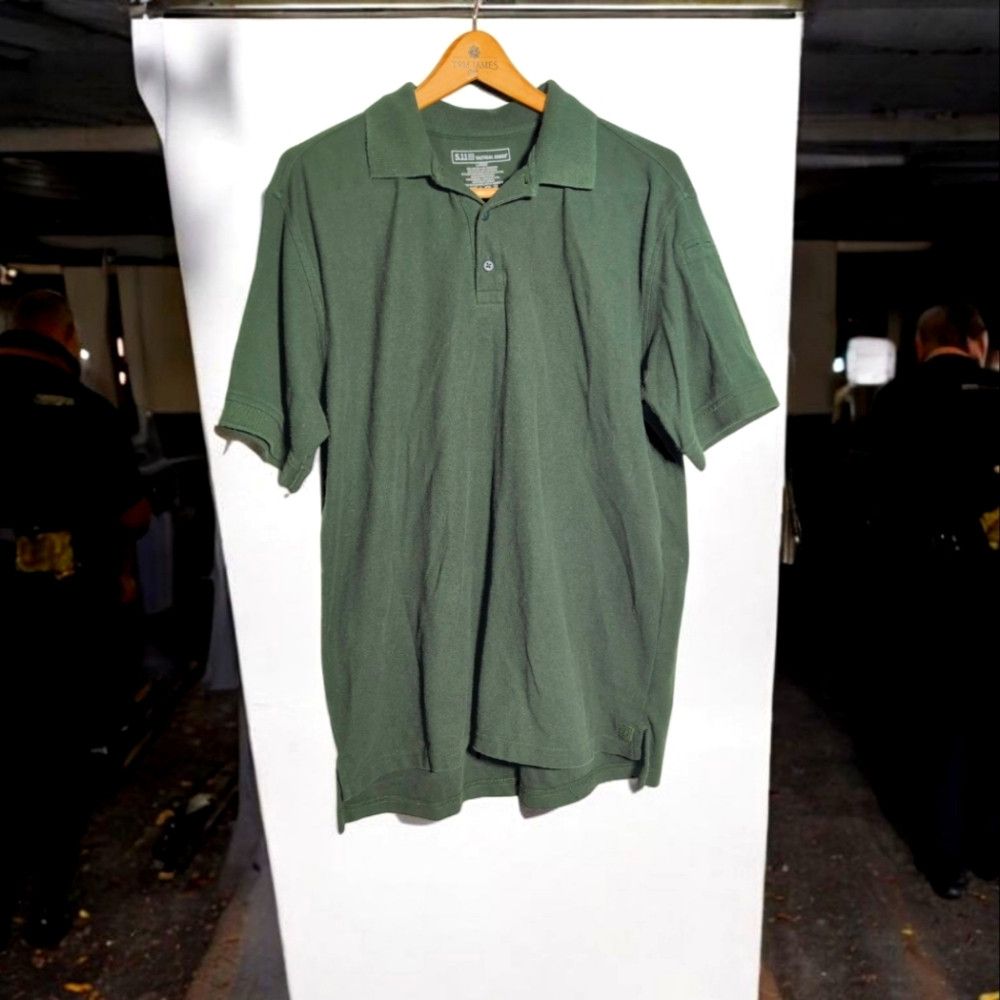 Other 5.11 Tactical Classic Green Polo Shirt Police / Fire Sz L Size US L / EU 52-54 / 3 - 1 Thumbnail