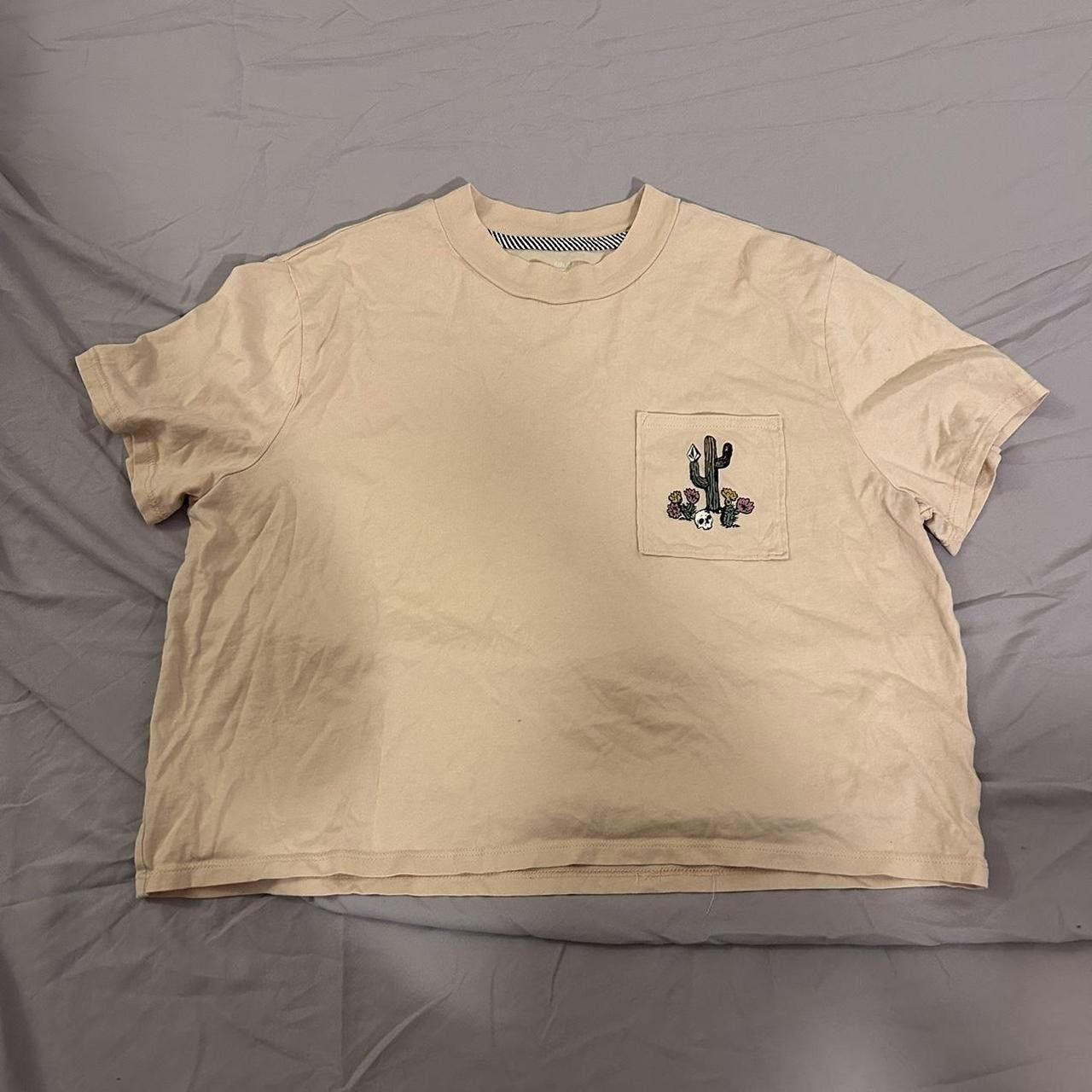 Volcom Volcom Women's Pink and Green Tshirt Size XL / US 12-14 / IT 48-50 - 1 Thumbnail