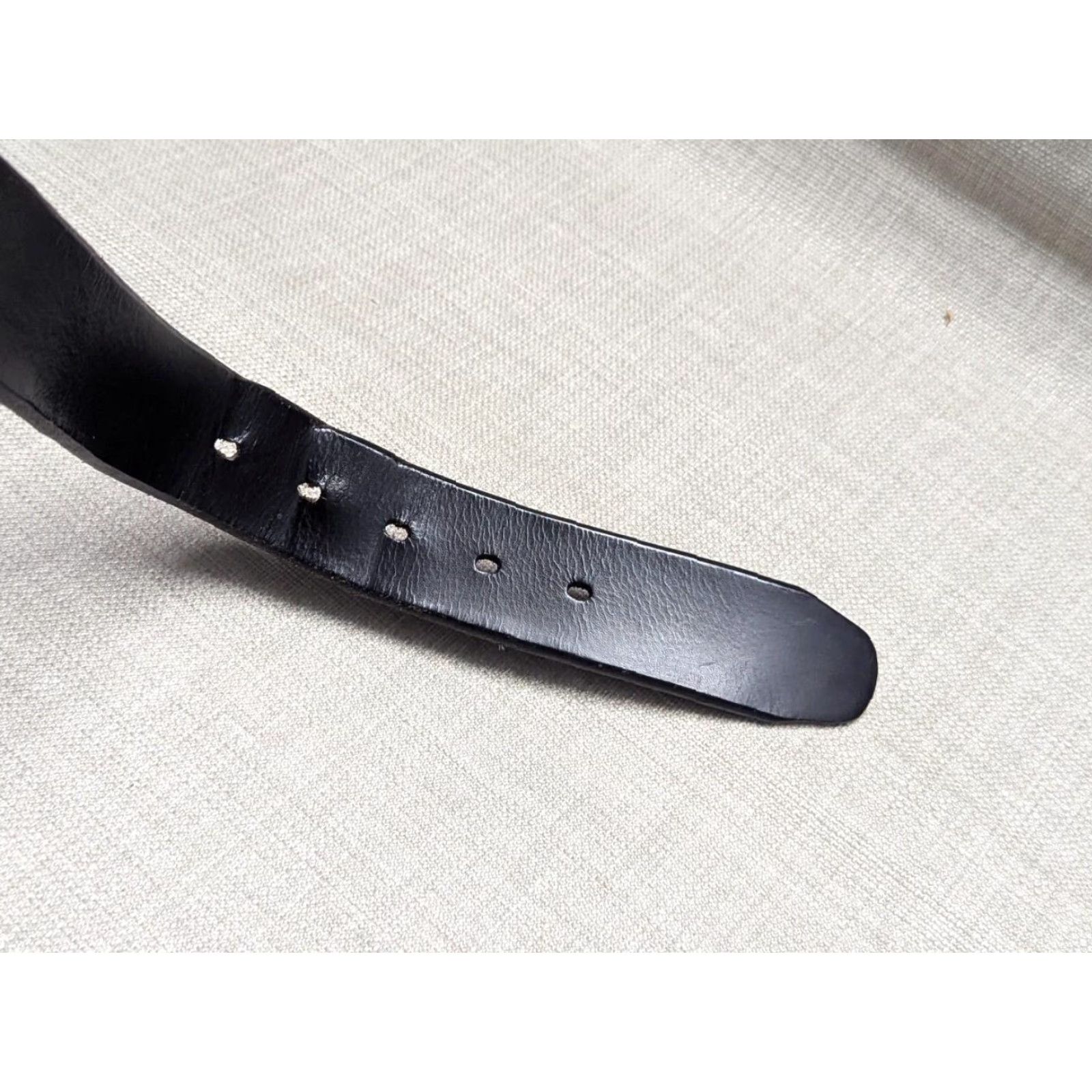 Levi's VINTAGE LEVI'S belt Leather Cowhide 40 black Men Size 40 Size 40 - 7 Thumbnail