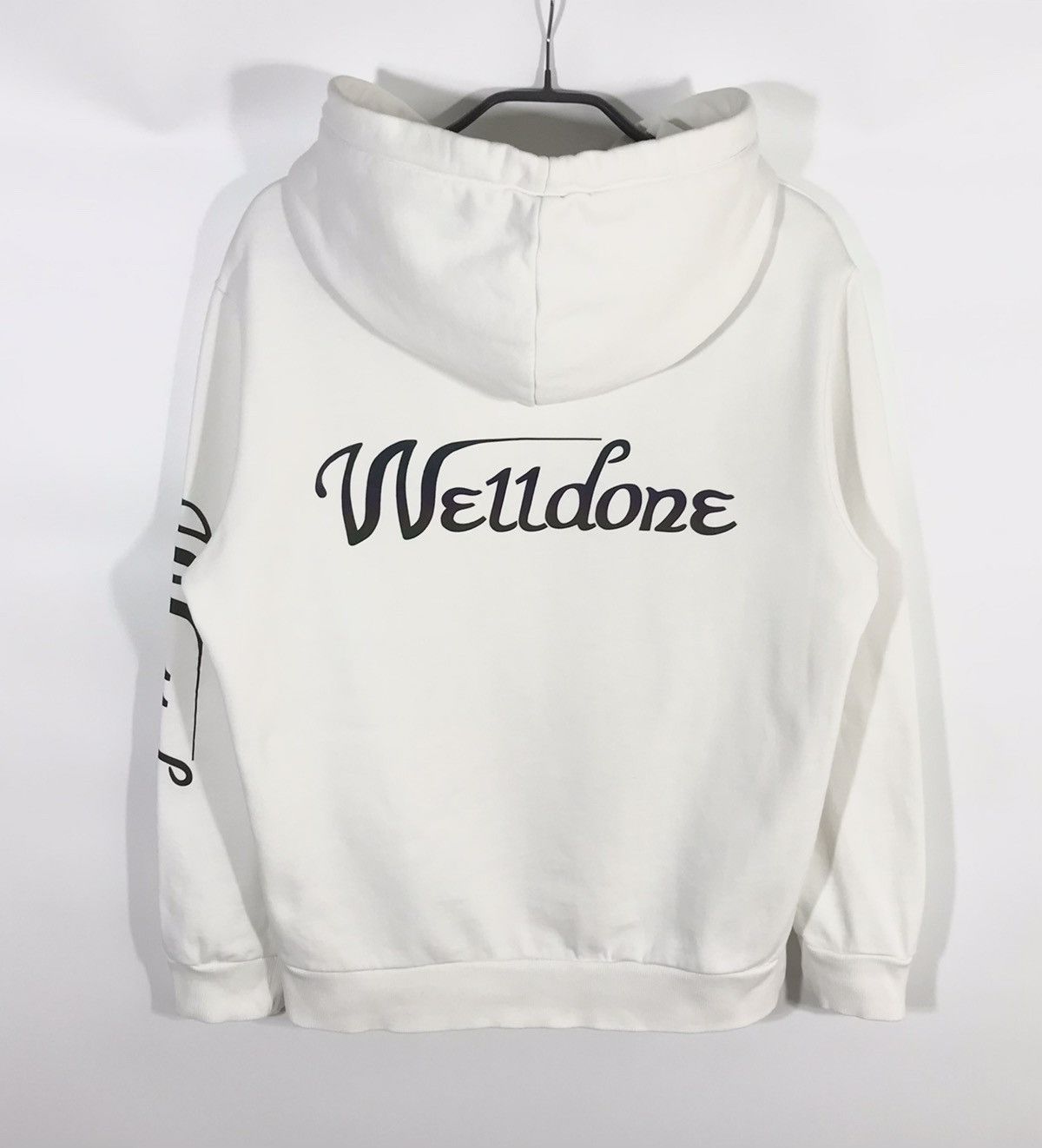 WE11DONE Welldone Hoodie Acid Reflective Logo Columbian Fit Size L / US 10 / IT 46 - 2 Thumbnail