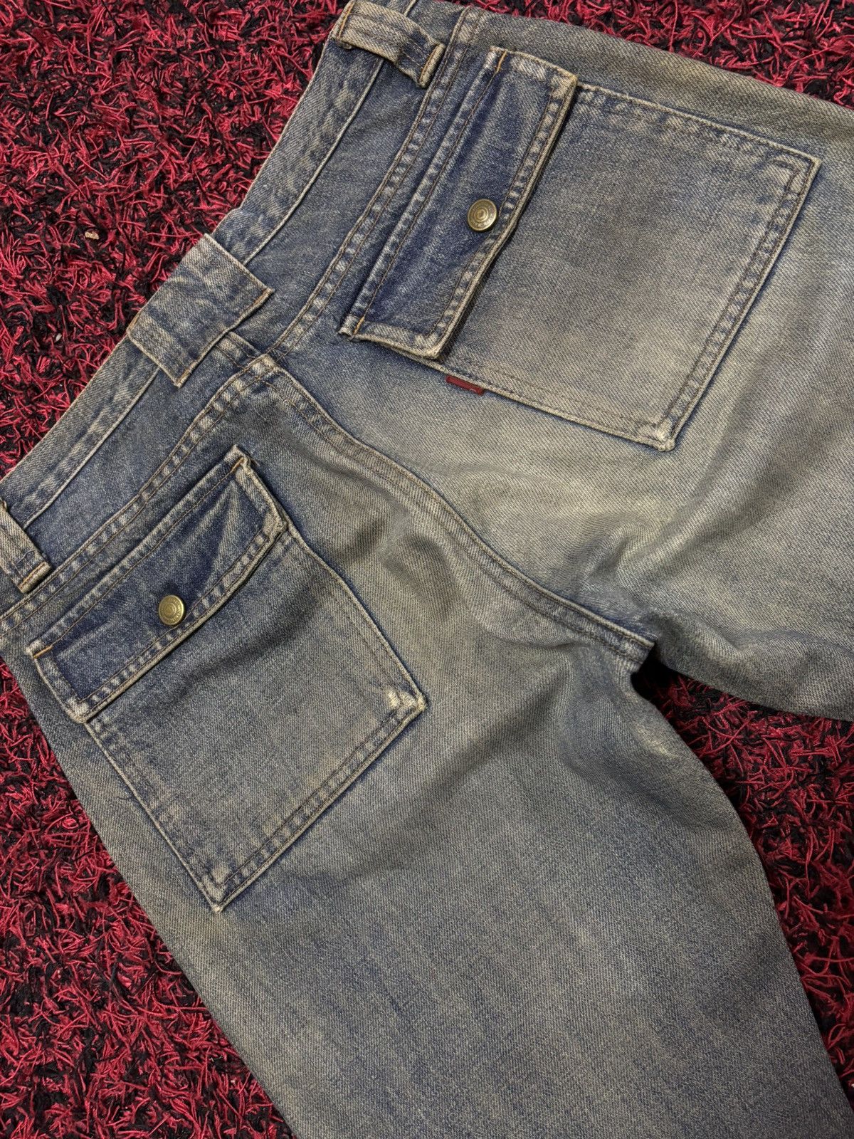 Japanese Brand Vtg Japanese Brand Bushpant Mud Washed Jeans Size US 28 / EU 44 - 6 Thumbnail